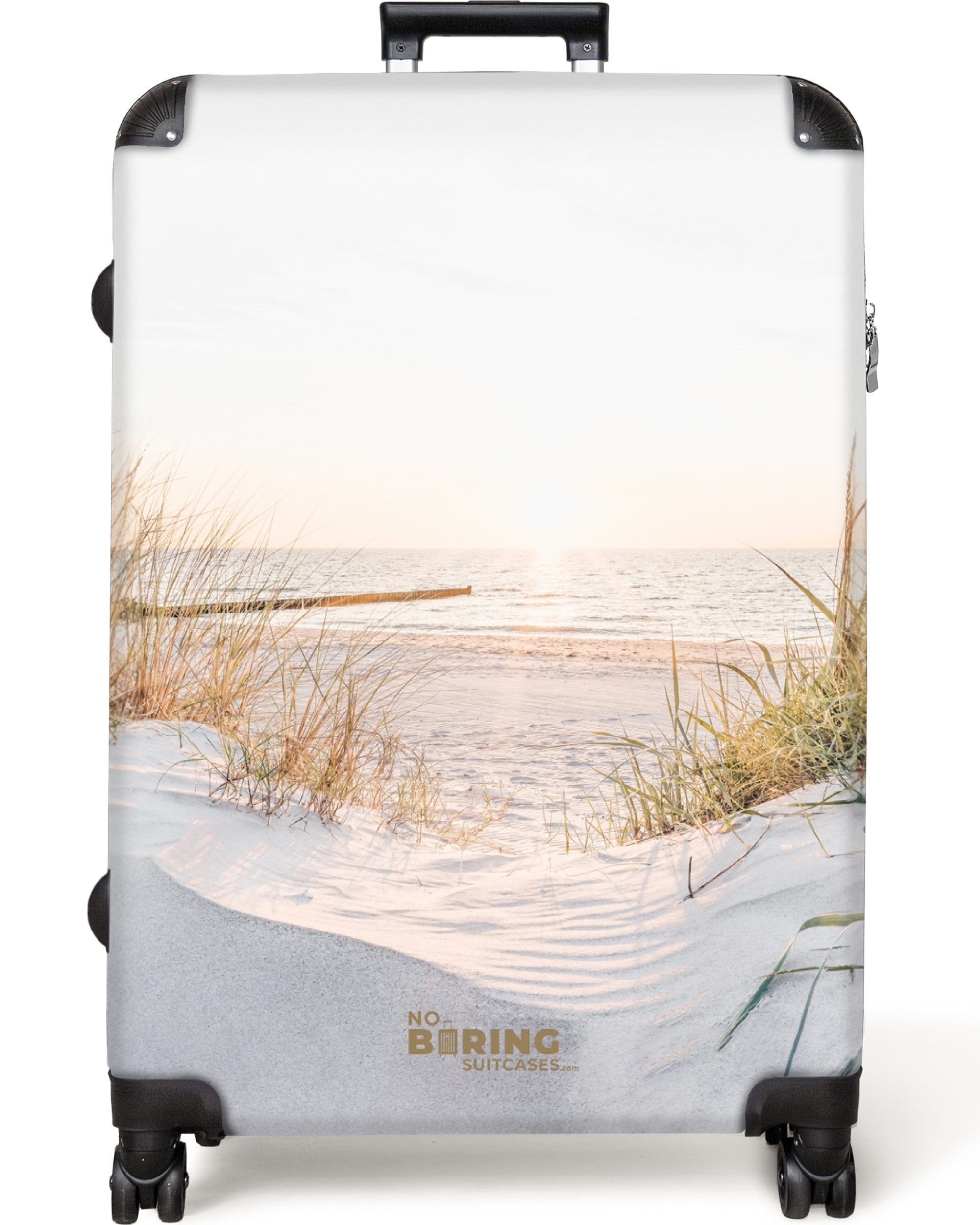 Hartschalen-Trolley Strand - Dünen - Sonnenuntergang - Meer 77 cm - 98 L
