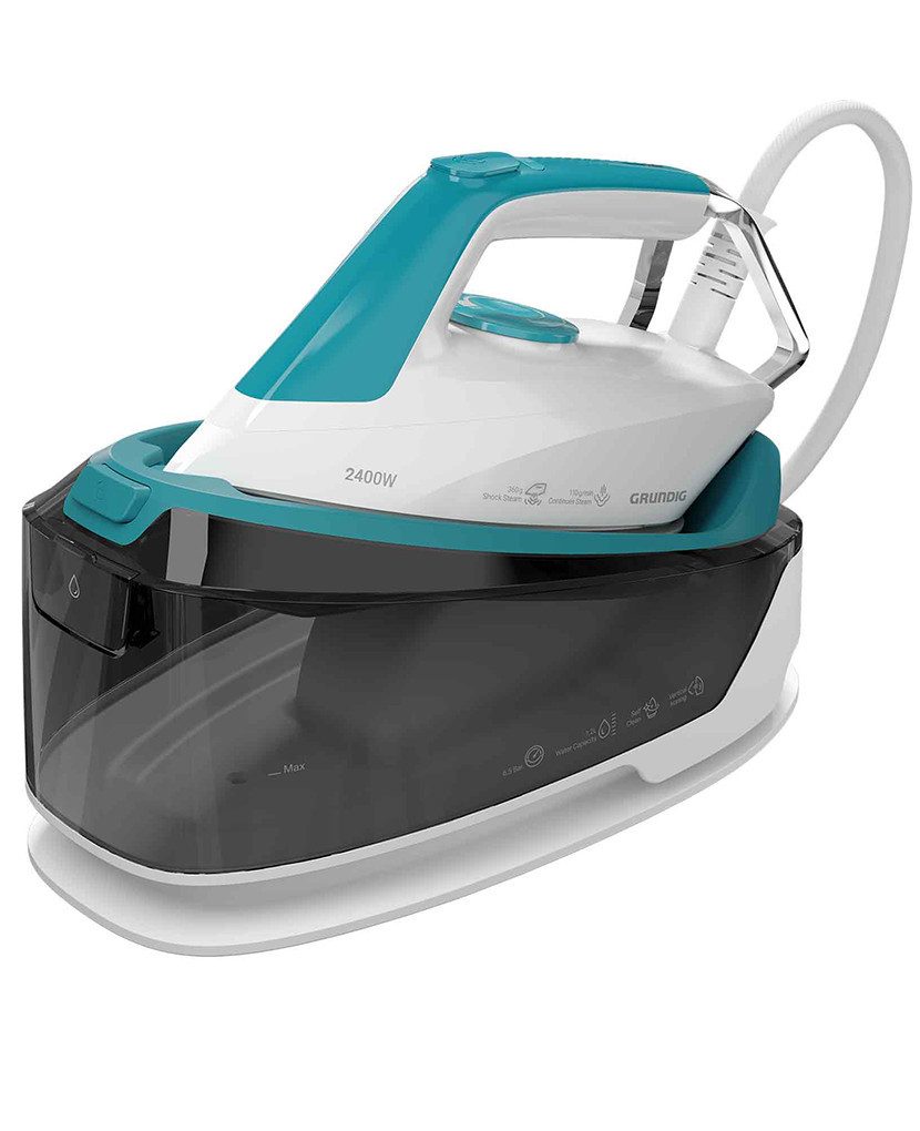 Grundig Dampfbügeleisen SIS 6550, 2400 W, Selbstreinigungsfunktion, Vertikaldampf, Anti-Kalk-Funktion