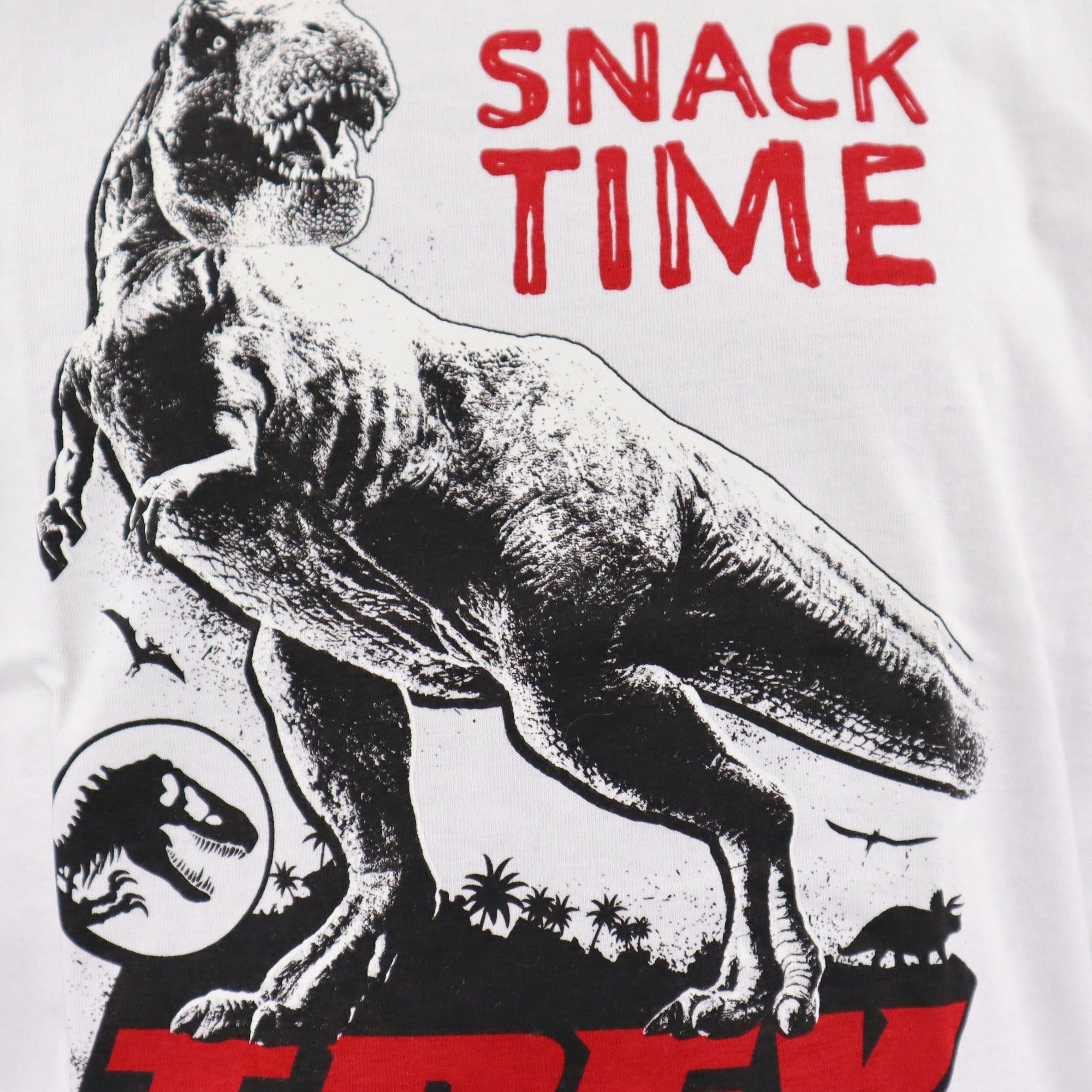 Jurassic World Schlafanzug Jurassic World T-Rex Dino Kinder kurzarm Pyjama Gr. 98 bis 128