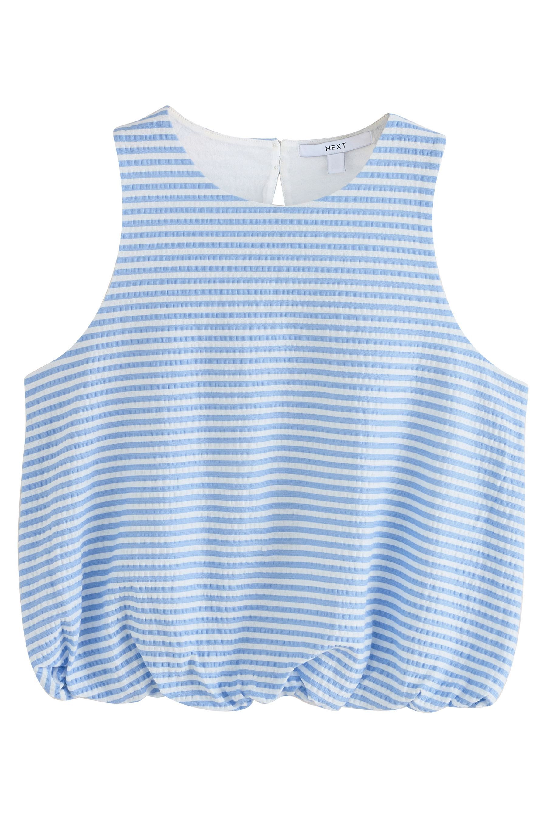 Next Shirttop Ärmelloses Top mit Ballonsaum günstig online kaufen