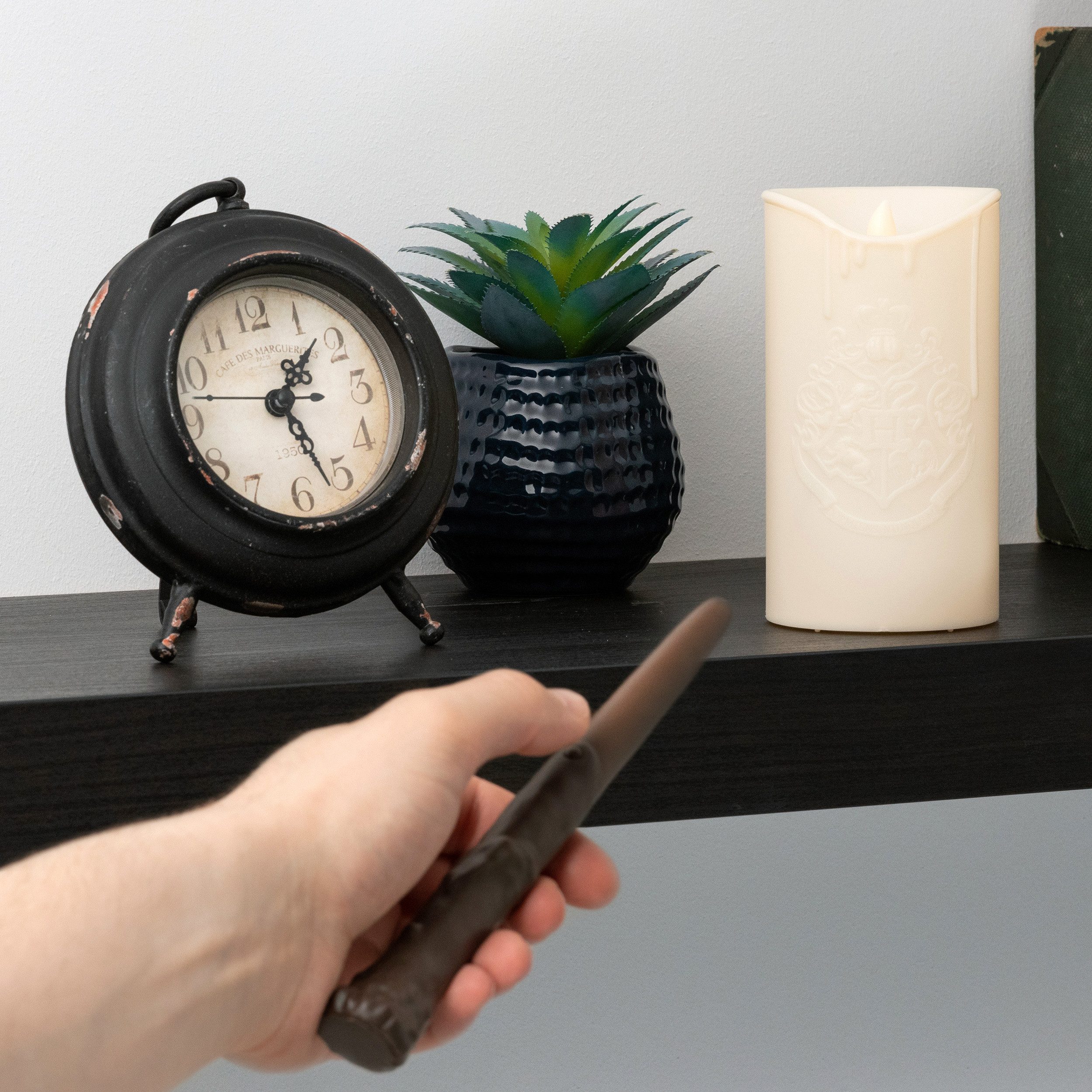 Paladone LED Dekolicht Harry Potter LED-Kerze mit Zauberstab-Fernbedienung, LED fest integriert