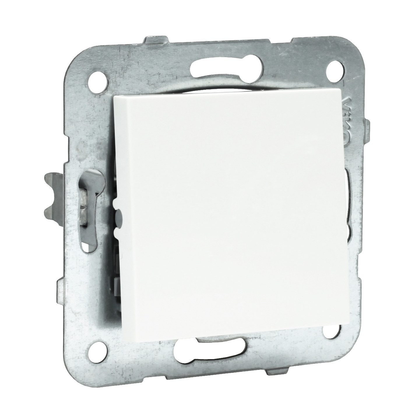 Viko by Panasonic Lichtschalter Meridian Kombination Kreuzschalter + Steckdose (3-St), VDE zertifiziert, halogenfrei, aus stabilem Thermoplast-Kunststoff