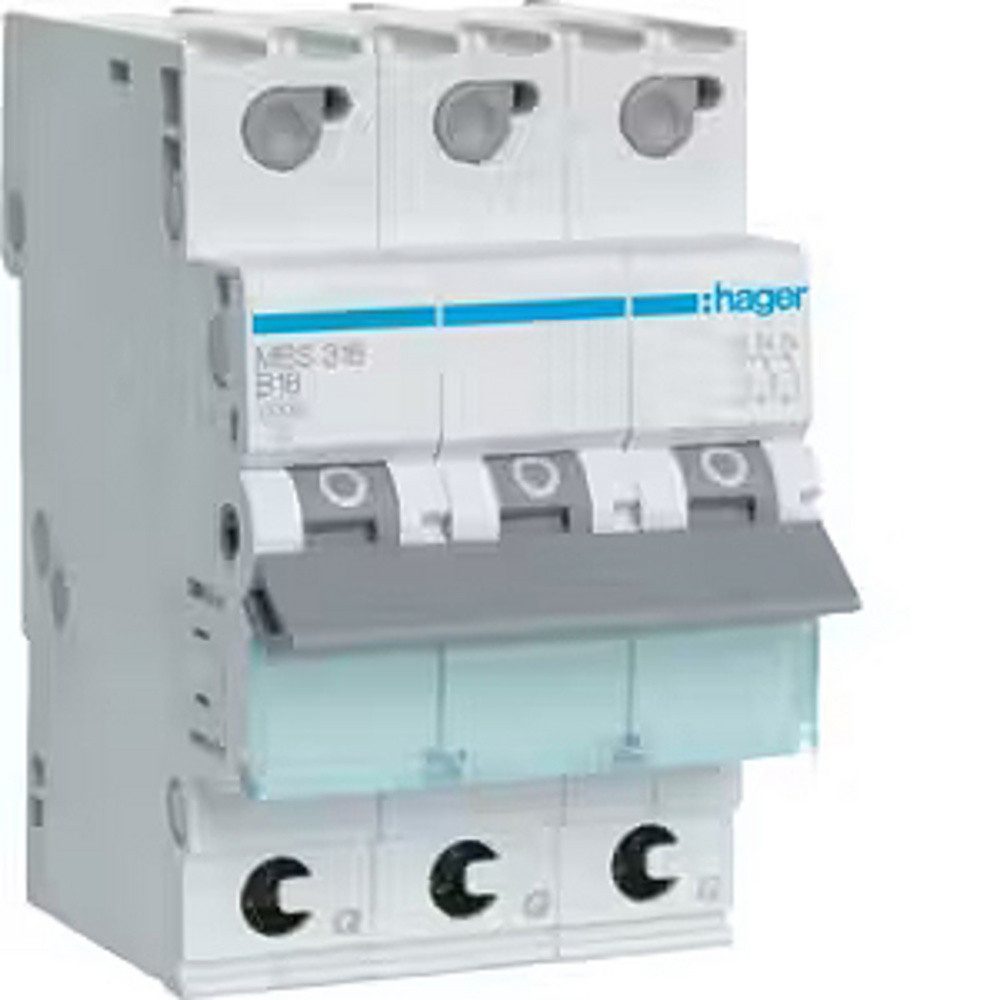 Hager Schalter Hager MBS316 Leitungsschutzschalter 3polig 16 A