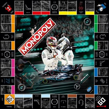Winning Moves Spiel, Brettspiel Monopoly Mercedes F1 AMG Petronas, zweisprachig