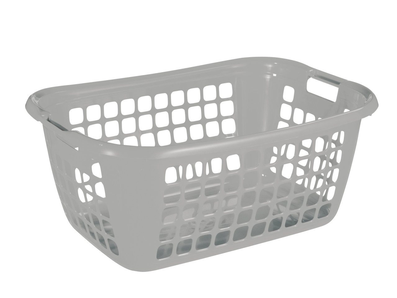 Sunware Wäschekorb Sunware Wäschekorb Basic 79L silber 65 x 45 x 27 günstig online kaufen