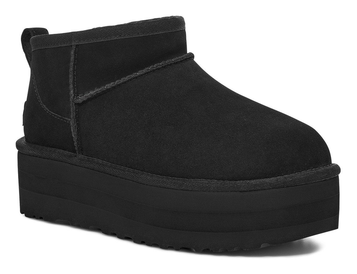 UGG Classic Ultra Mini Platform Winterboots Plateaboots, Schlupfstiefel mit Plateausohle