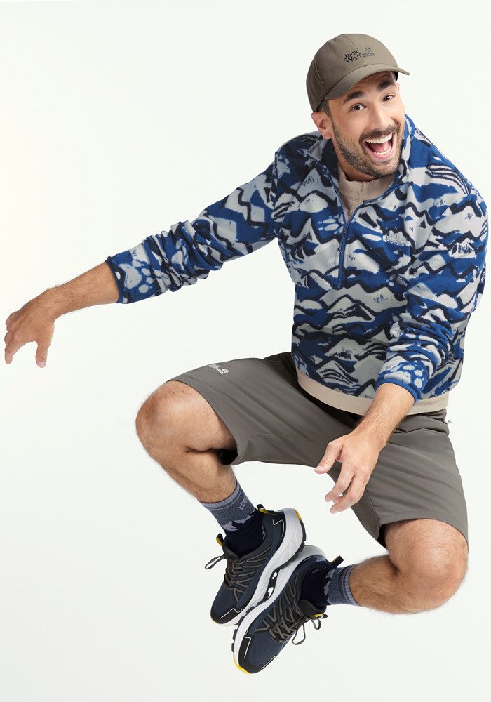 Jack Wolfskin Stehkragenpullover PAW ERA 100 PRINT HZ M günstig online kaufen