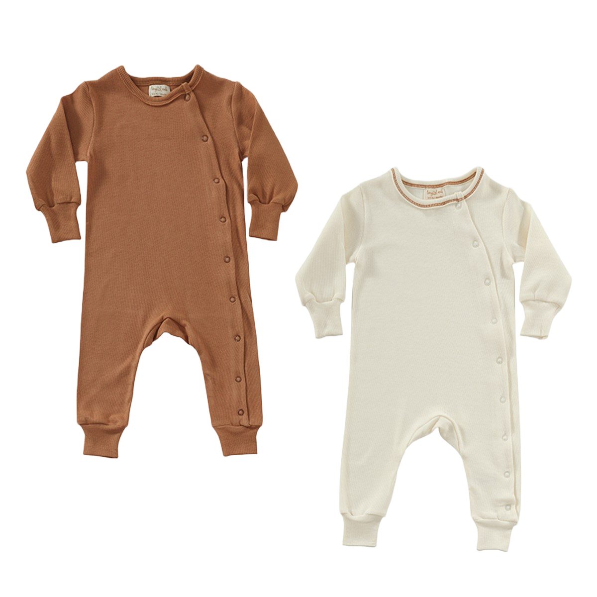 Strampler Strampler Unisex Just2little Baby 2er Anzug Pack 0-18 Monate Neugeborene