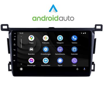 TAFFIO Für Toyota RAV4 9" Touchscreen Android Autoradio CarPlay AndroidAuto Einbau-Navigationsgerät