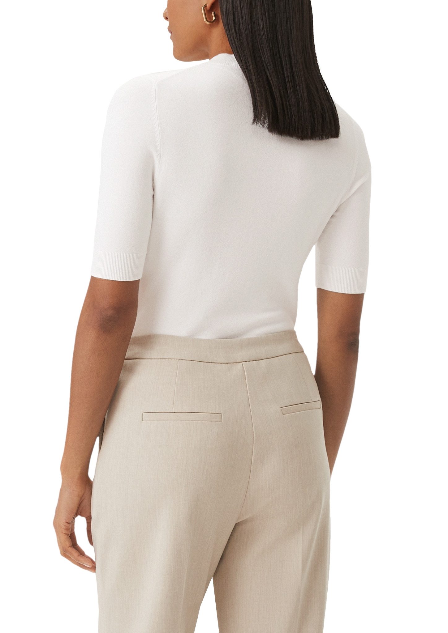 comma Strickpullover mit Turtleneck, halbarm günstig online kaufen