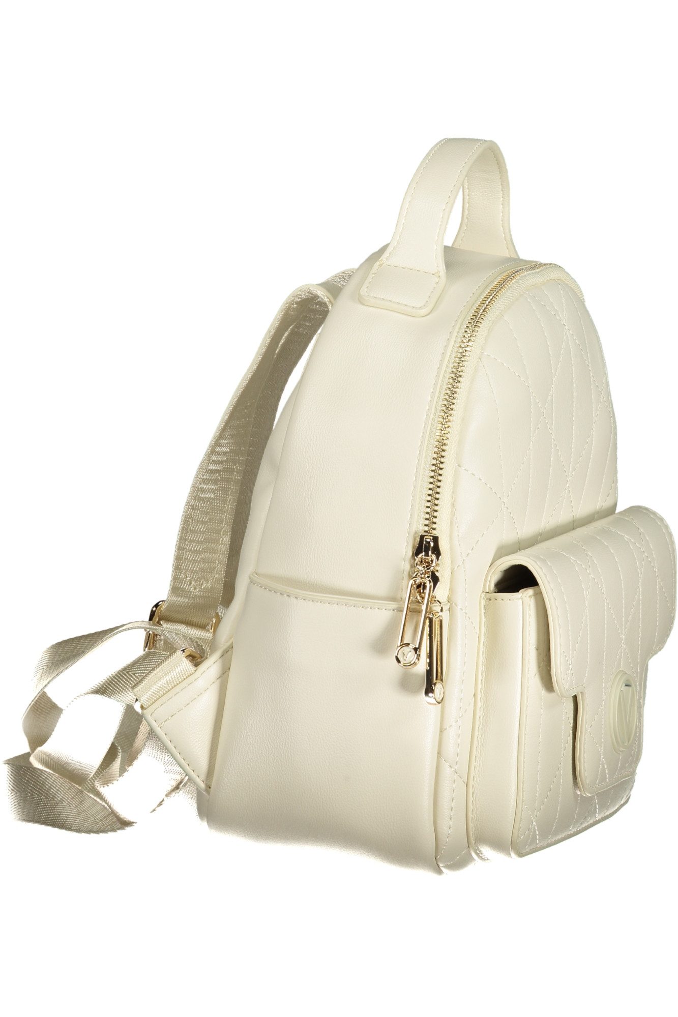 VALENTINO BAGS Rucksack, Damen-Rucksack Weiß mit Kontrastdetails und praktischem Stauraum