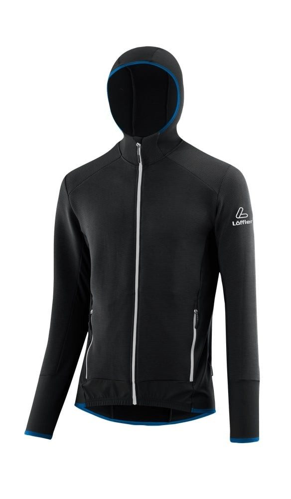 Löffler Funktionsjacke Kapuzenjacke Transtex Rib Hoody (wärmeisolierung, atmungsaktiv)