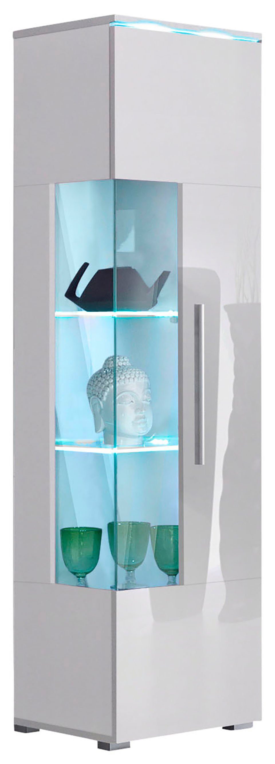 INOSIGN Vitrine India,Höhe 160cm stilvolle Glasvitrine mit verstellbare Gla günstig online kaufen