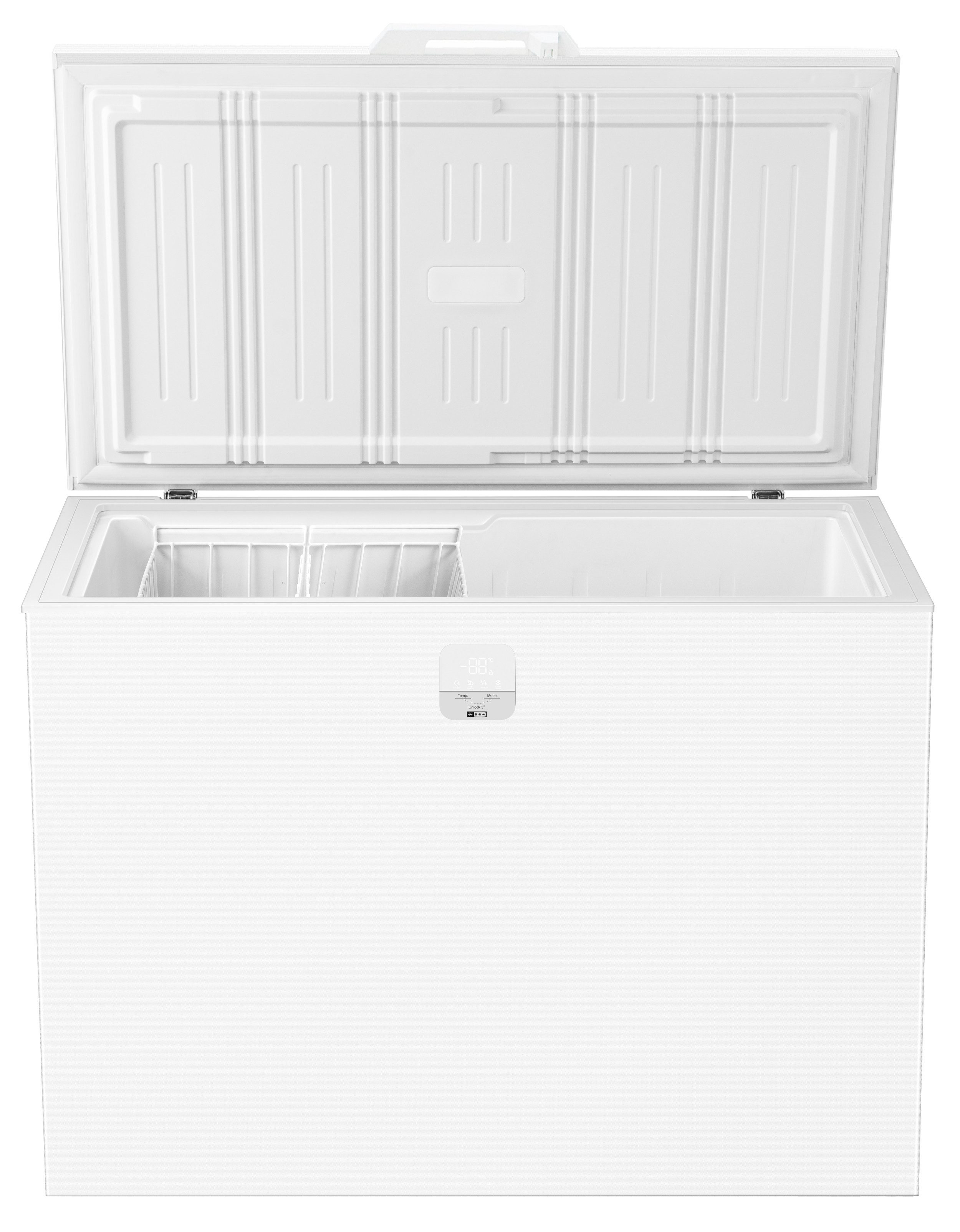 SCHOEPF Gefriertruhe GTNF280SD, 111,40 cm breit, 277 l, NoFrost, LED-Beleuchtung, 277l Nutzinhalt, Kühlmodus