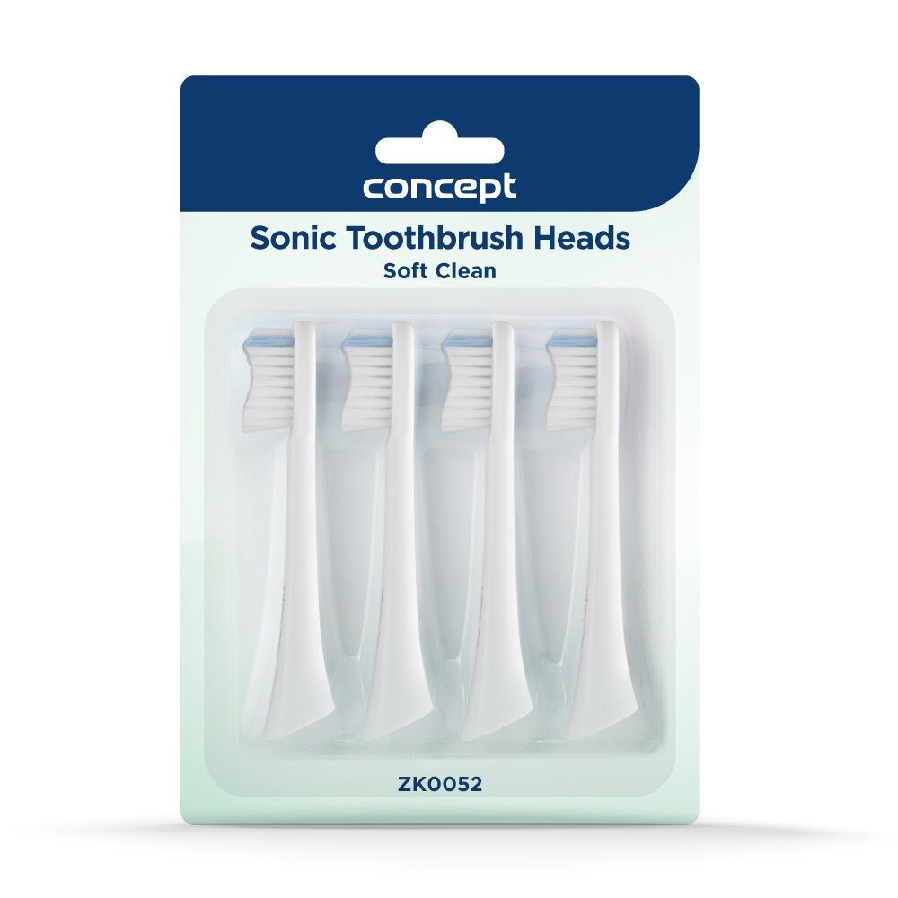 Concept Aufsteckbürsten Replacement toothbrush head PERFECT SMILE ZK500x, Soft Clean, 4 pcs