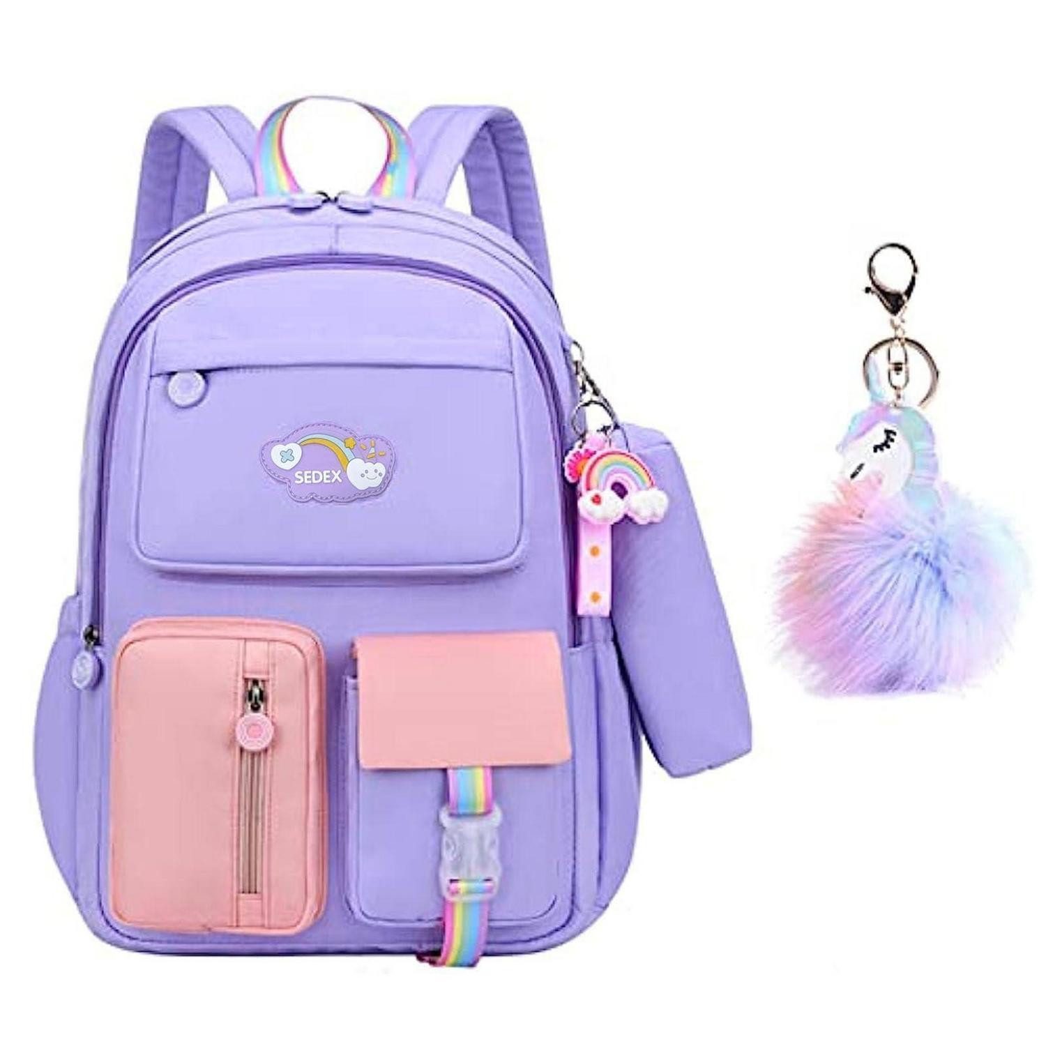 LuxusKollektion Kinderrucksack Einhorn Rucksack Kinder lila 15L