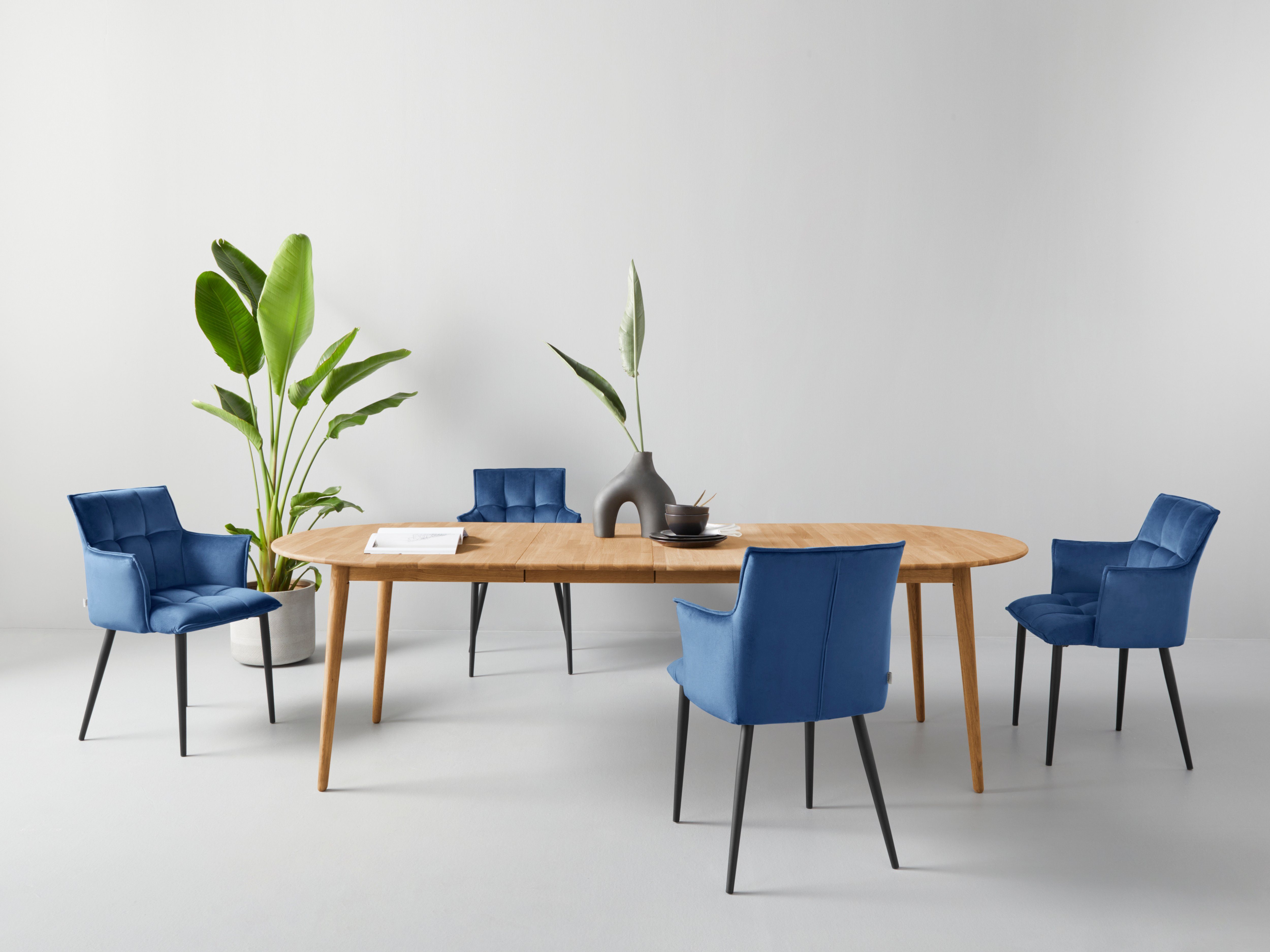 andas Esstisch Toarp, Massivholz Eiche Ausziehtisch, mit integrierter Einle günstig online kaufen