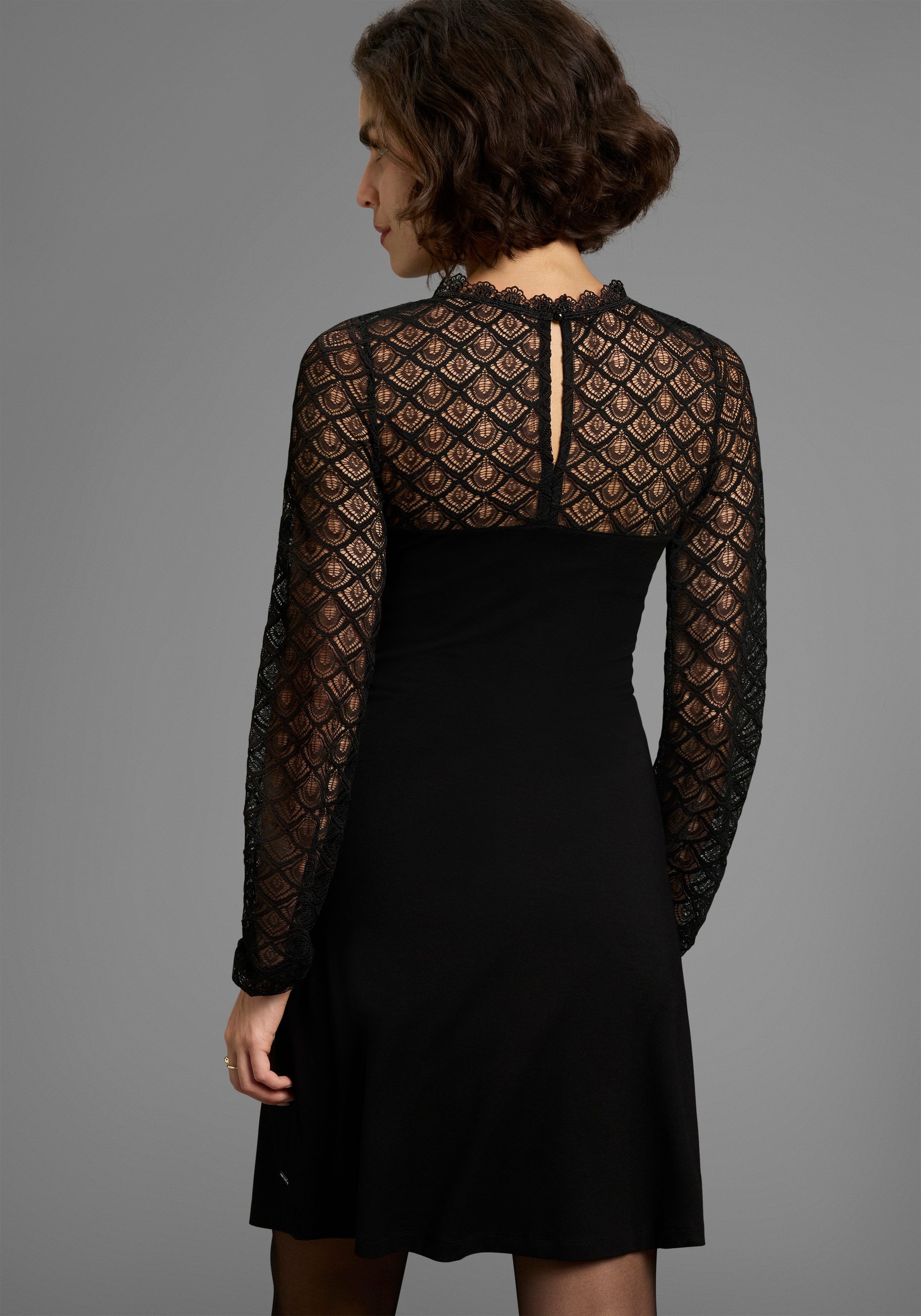 Laura Scott Spitzenkleid mit edler Zierborte - NEUE KOLLEKTION günstig online kaufen