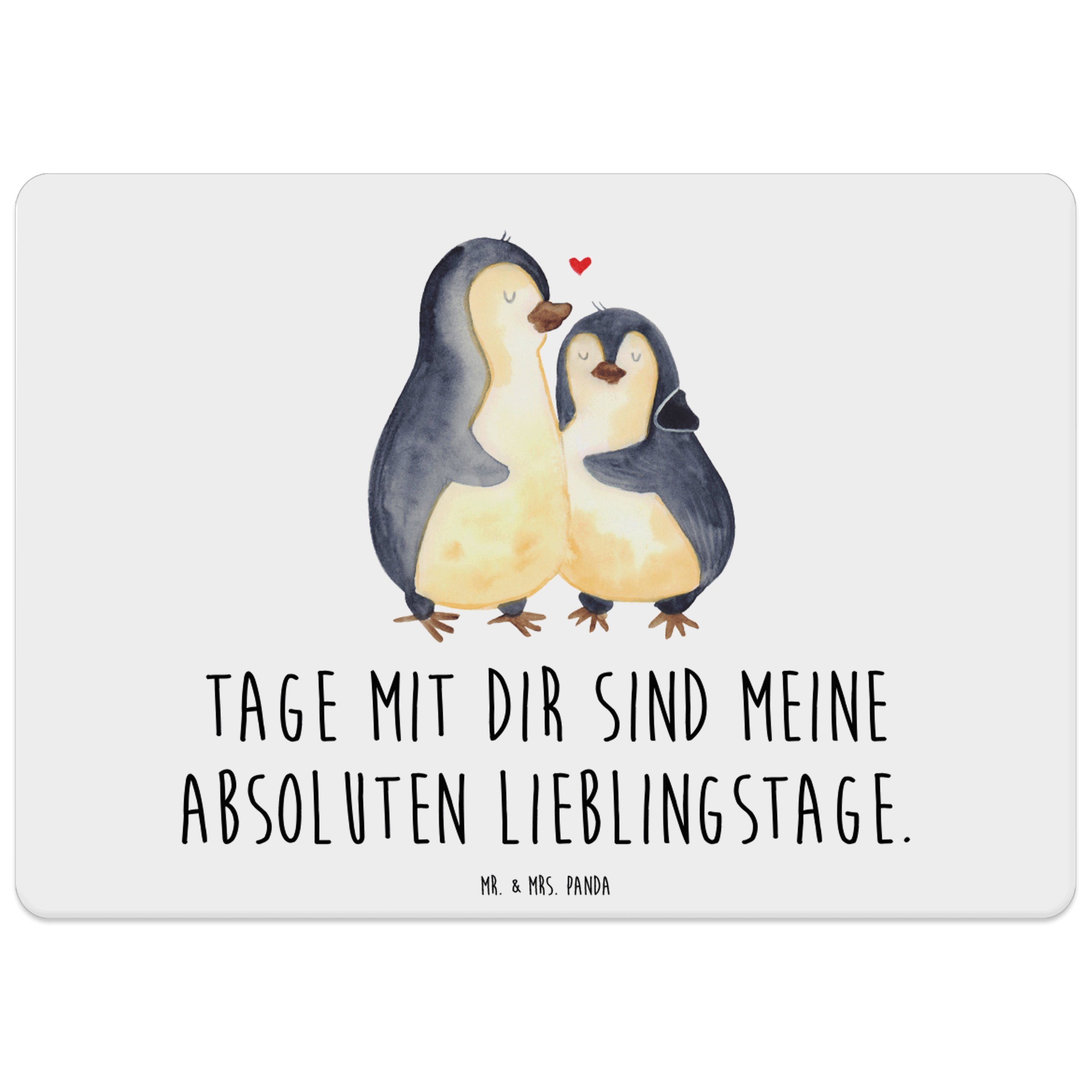 Platzset, Pinguin umarmend Weiß Geschenk, Liebespaar, Verlobung