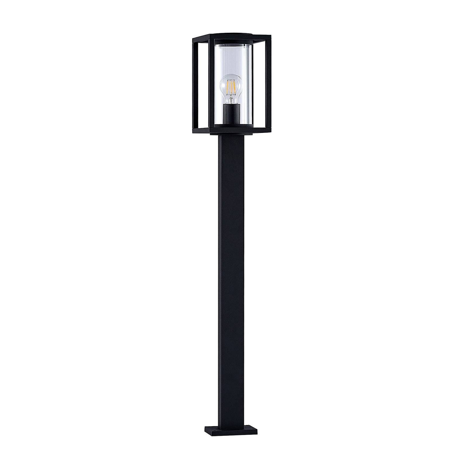 Lucande Außen-Stehlampe Ferda, Metall, Schwarz IP44, 1 x 15 W LED