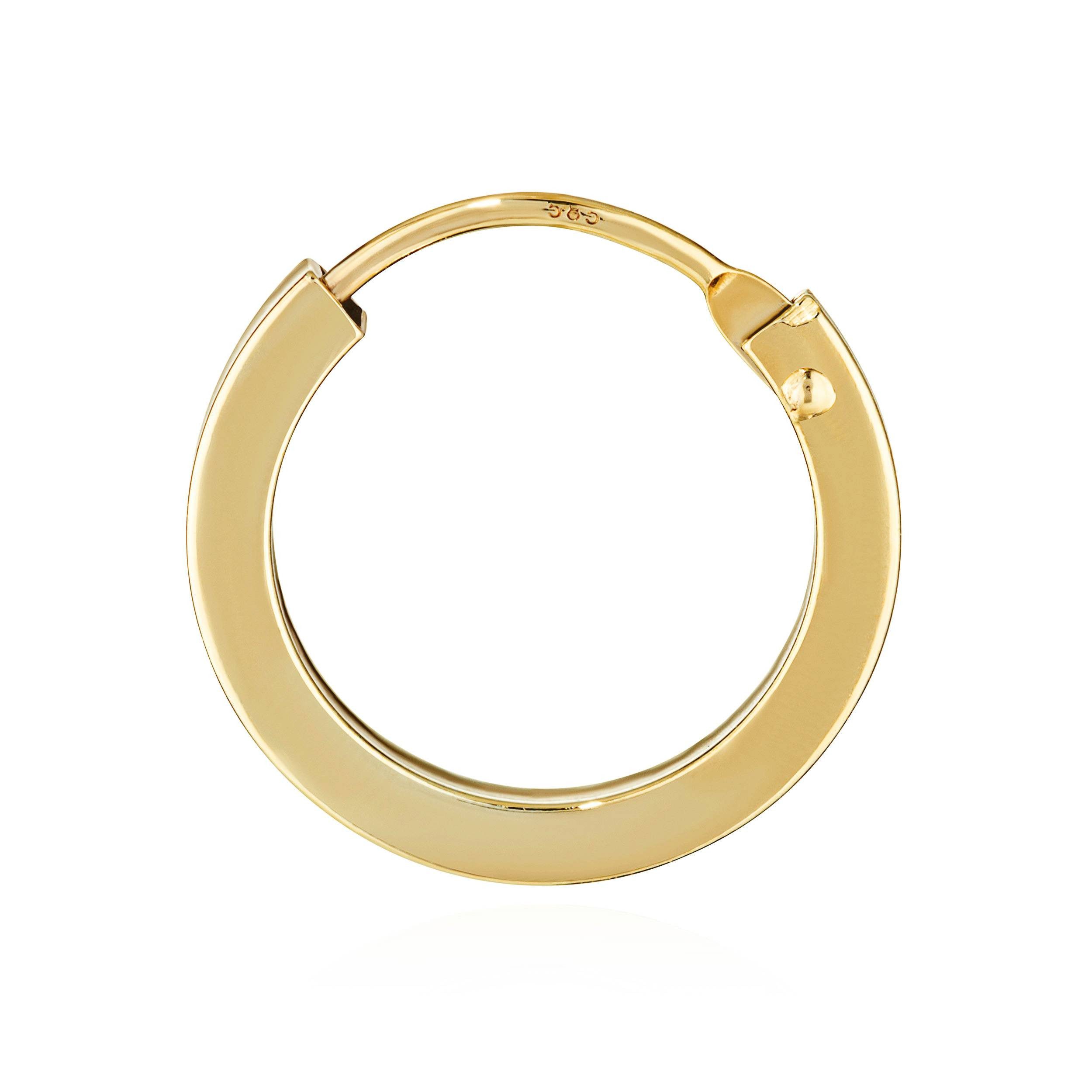 NKlaus Single-Creole Einzel 585 Gelbgold Creole günstig online kaufen