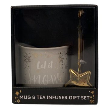 Capelli New York Tasse Geschenkset aus Tasse mit Teesieb