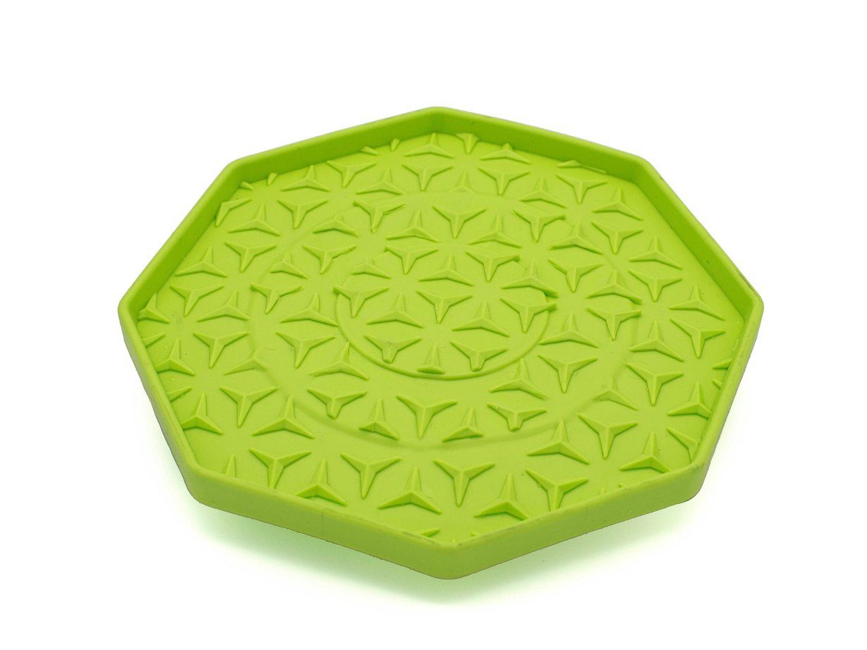 Tier-Beschäftigungsspielzeug Leckmatte LadiMat Wobbler mit Saugnapf