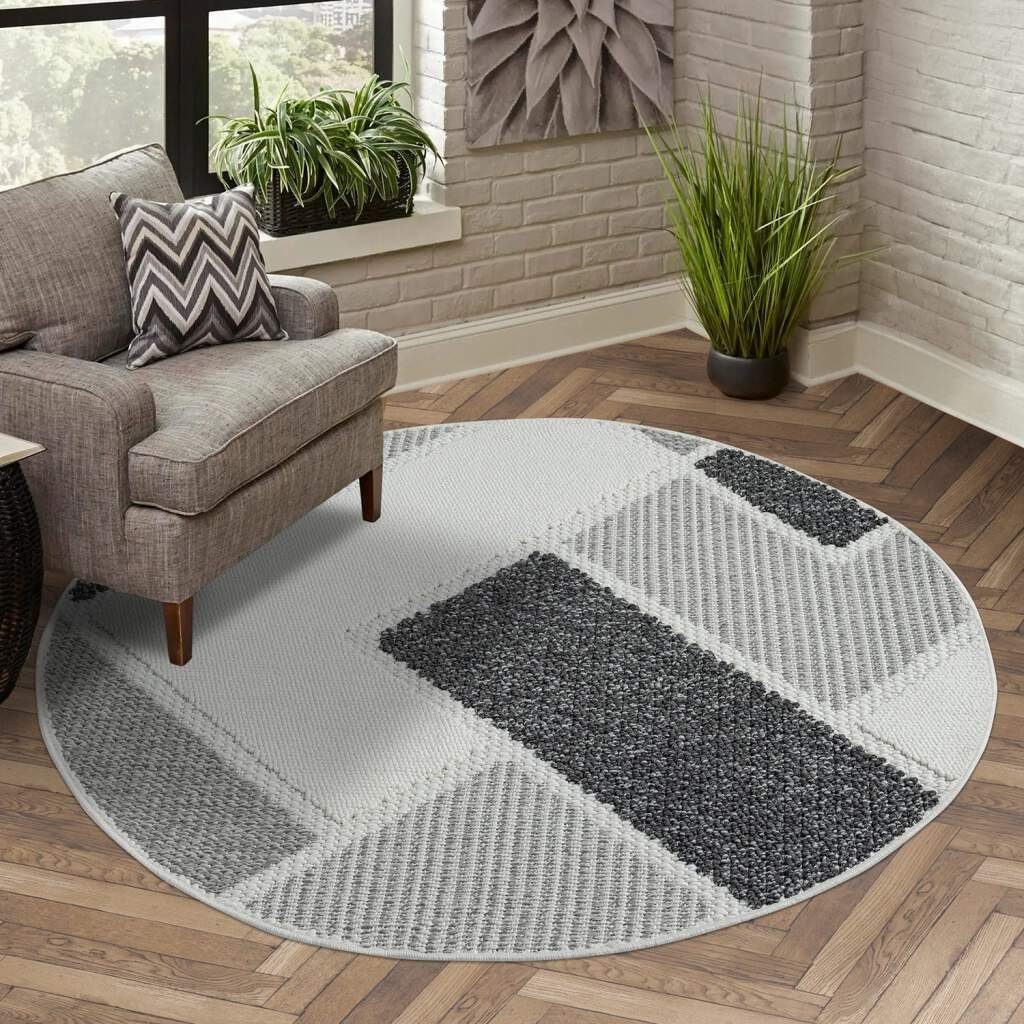 Carpet City Teppich LINDO 8877, rund, günstig online kaufen