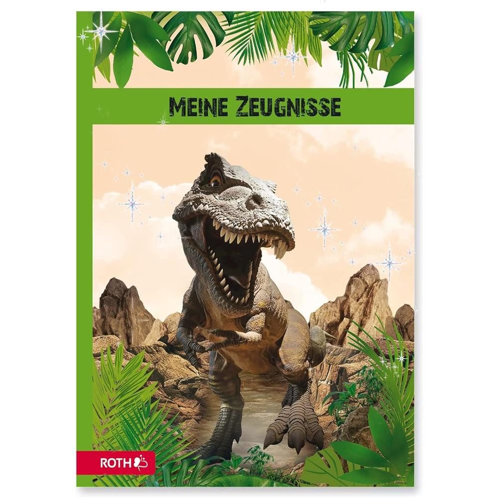 Roth Organisationsmappe Zeugnismappe A4 Tyrannosaurus 10 Einlagen