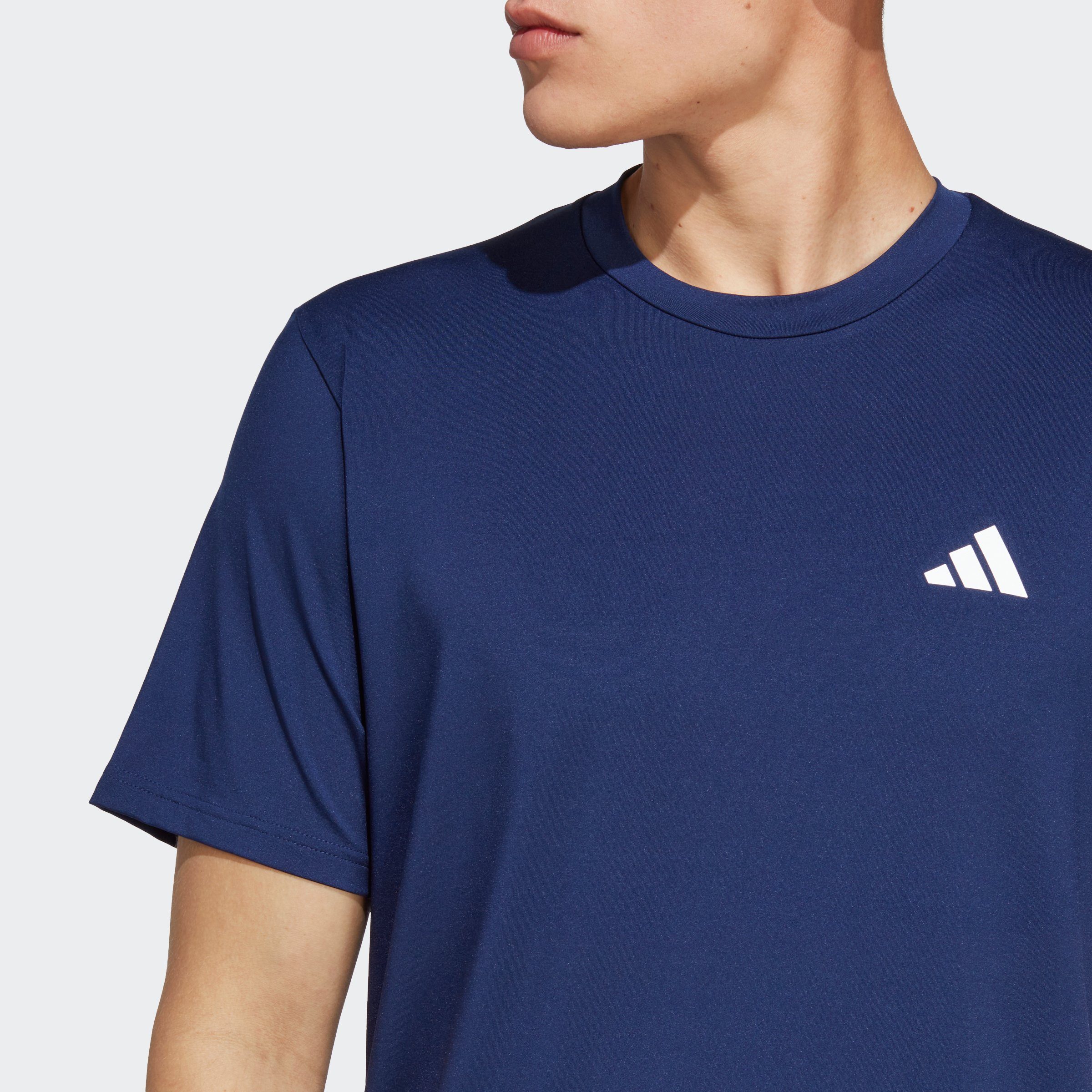 adidas Performance STRETCH / Dark T-Shirt TR-ES T White Blue