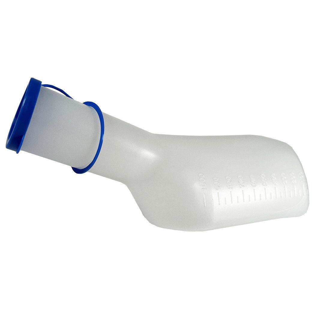 BODY PRODUCTS Relax Pharma und Kosmetik GmbH Urin-Flasche Urinflasche für Männer Kunststoff 1000 ml 1 Stück (1 St., 1000 ml), autoklavierbar, wiederverwendbar, graduiert