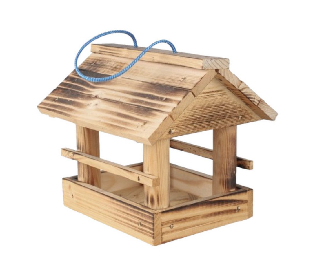 Thumbnail - nm_trade Vogelhaus Vogelfutterhaus aus Holz Vogelfutterspender Vogelhaus Futterhaus