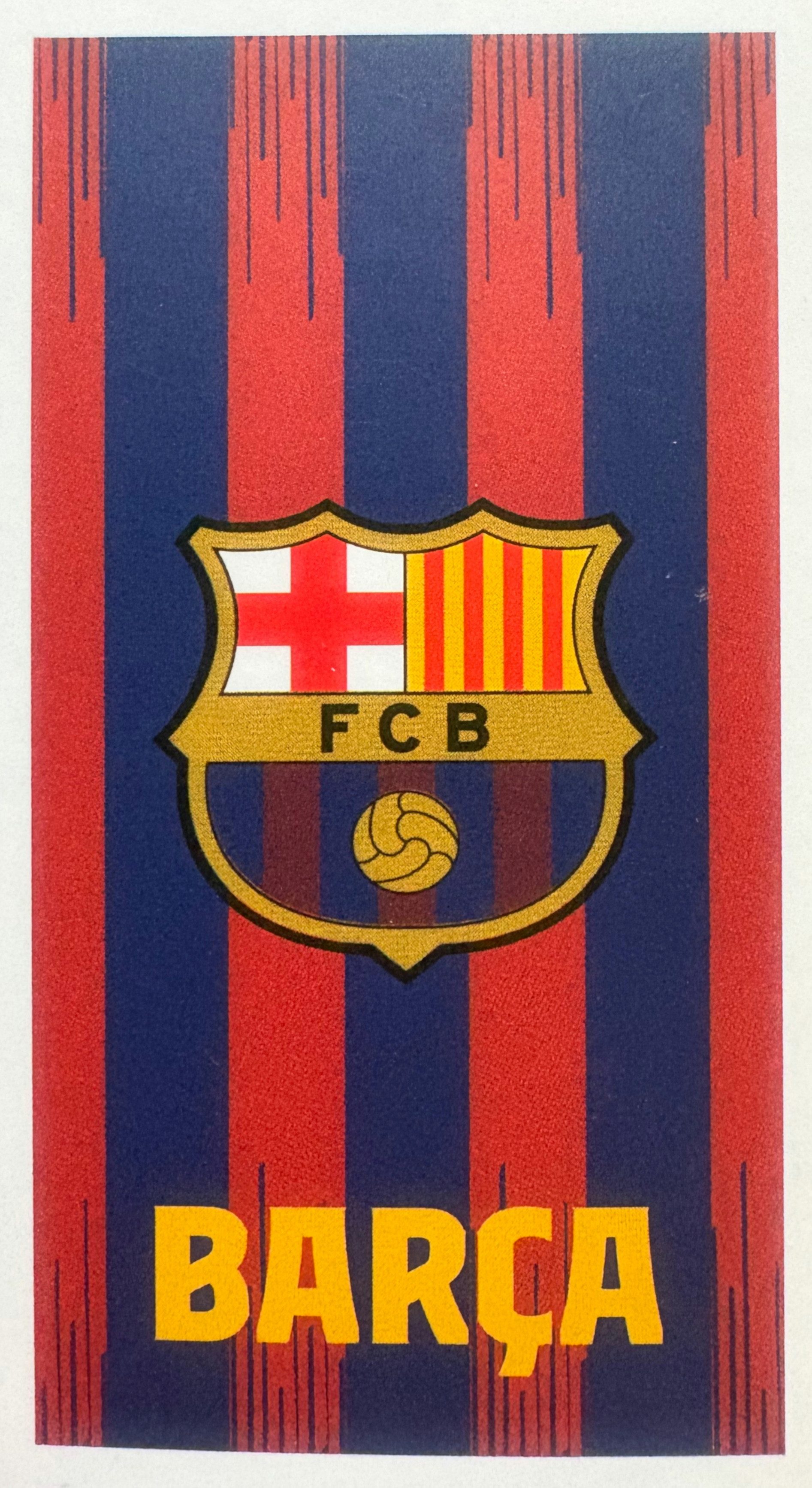FC Barcelona Strandtuch FC Barcelona Badetuch Handtuch Strandtuch 70 x 140 cm