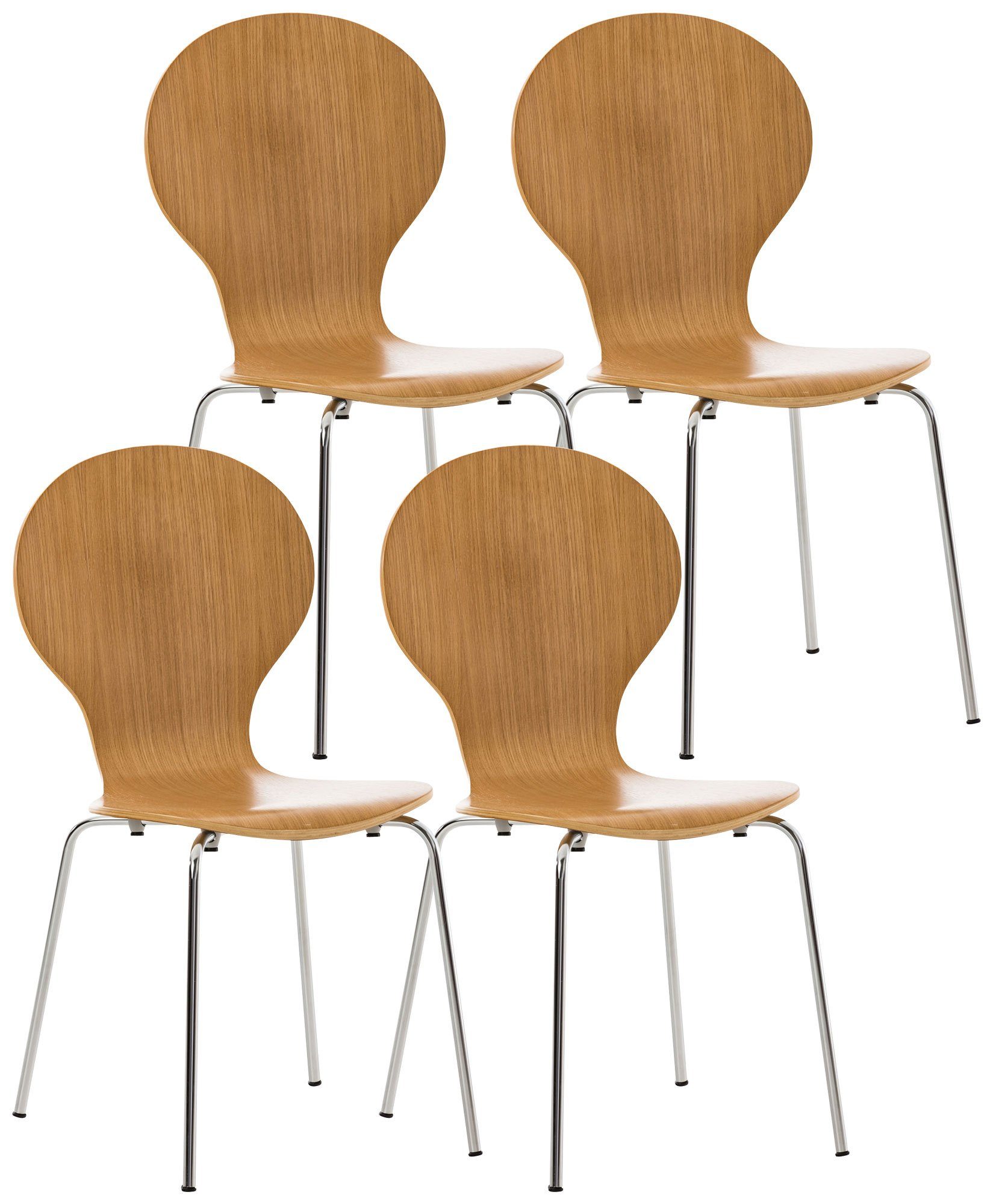 CLP Besucherstuhl Diego (4er Set), stapelbar günstig online kaufen