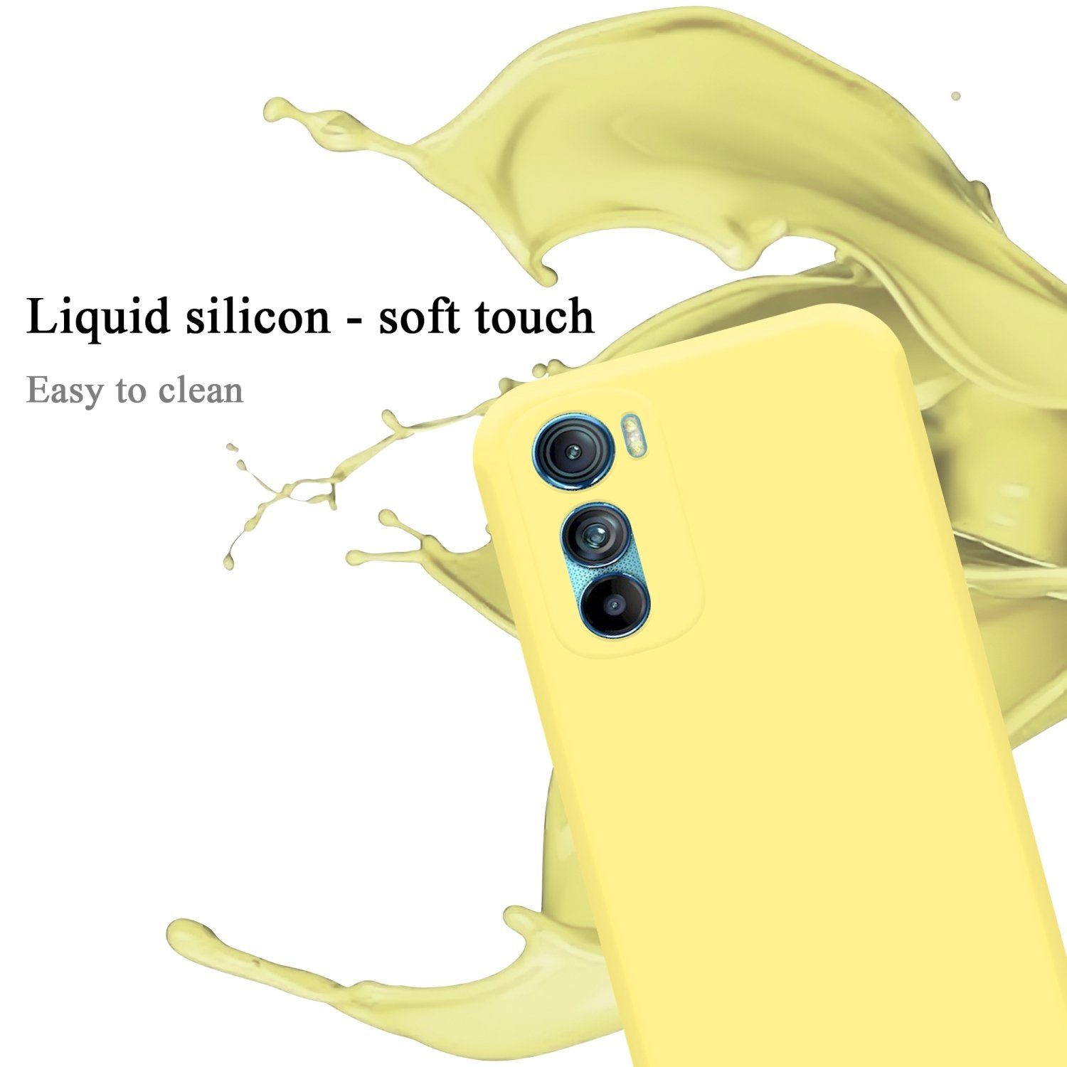 Cadorabo Handyhülle für Motorola EDGE 30 Hülle Motorola EDGE 30, Flexible Hülle TPU Silikon Schutzhülle Back Cover Case
