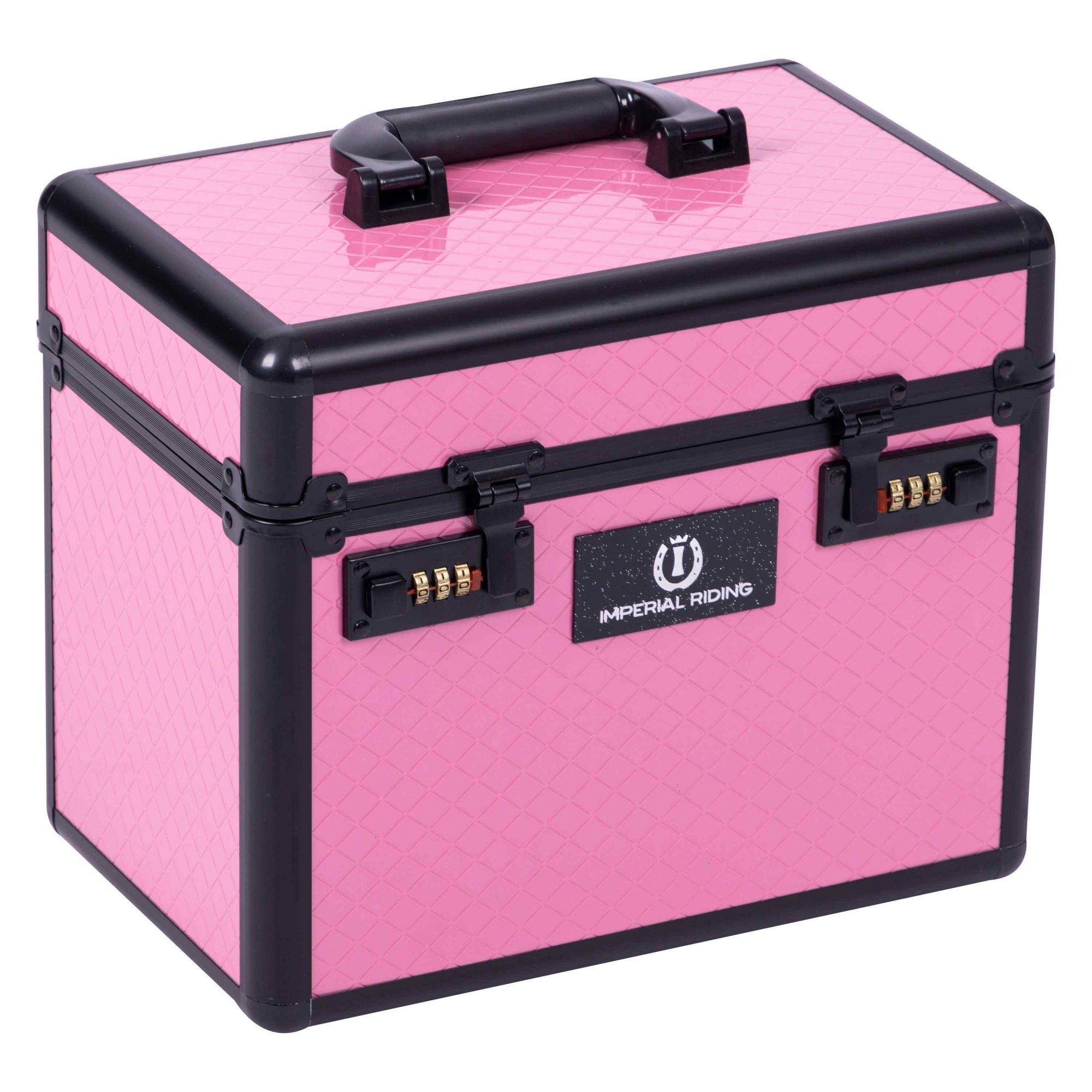 Imperial Riding Wurzelbürste Imperial Riding PUTZBOX IRHSHINY Grooming Box, mit Zahlenschloss und Spiegel