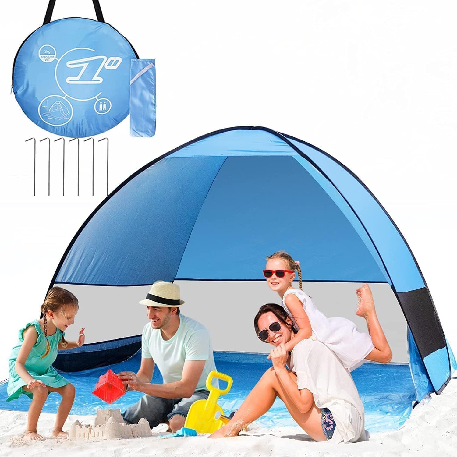 Auledio Strandmuschel Pop Up Zelt, Tragbar günstig online kaufen