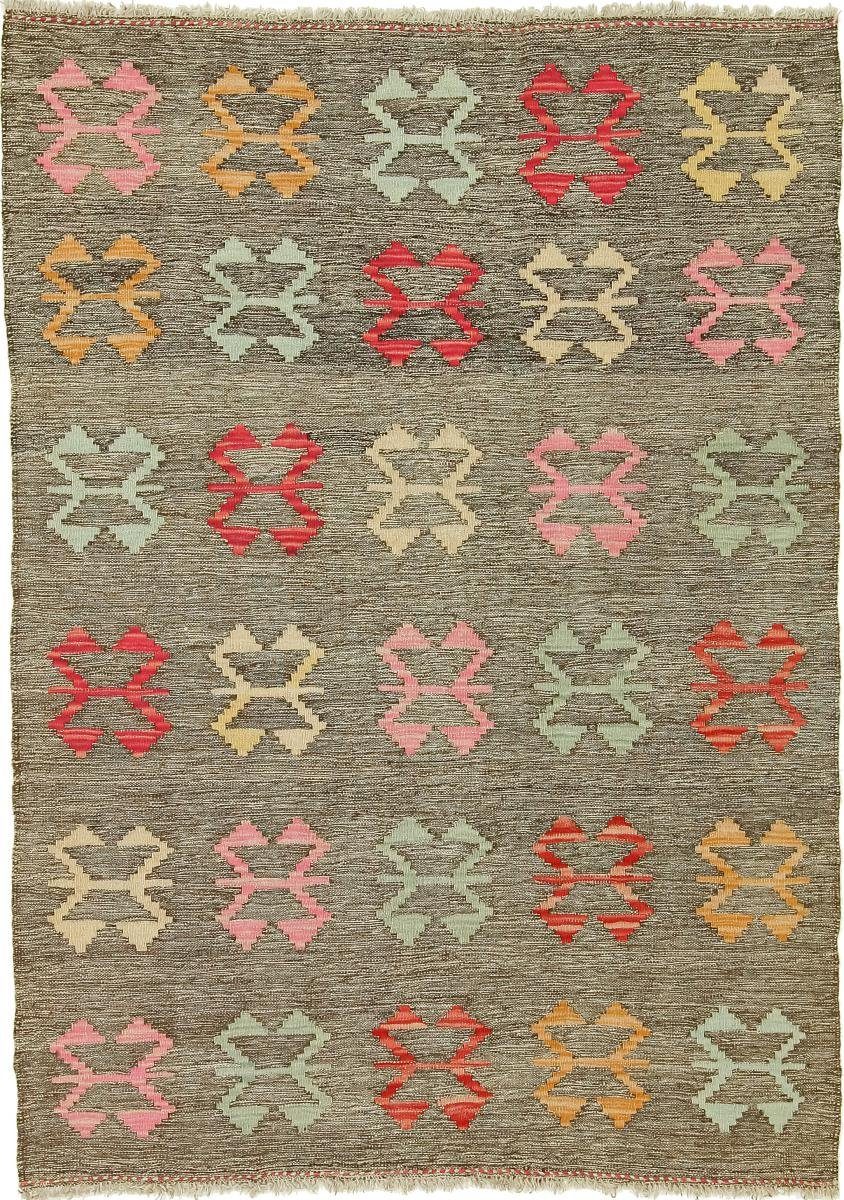 Orientteppich Kelim Afghan Orientteppich, Höhe: Trading, mm rechteckig, 3 105x147 Nain Handgewebter