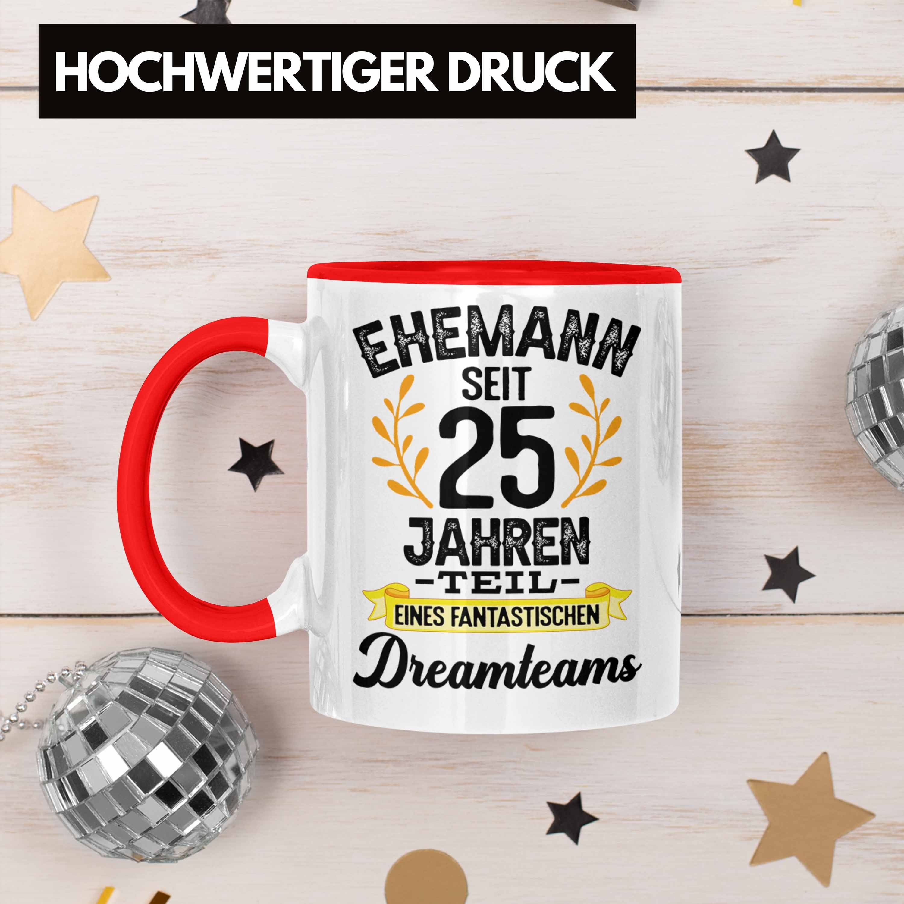 Hochzeitstag 25 Geschenk Rot Hochzeit Jahre Tasse Trendation Silberhochzeit Trendation Tasse Ehemann Geschenke Jahrestag Silberne Jubiläum -