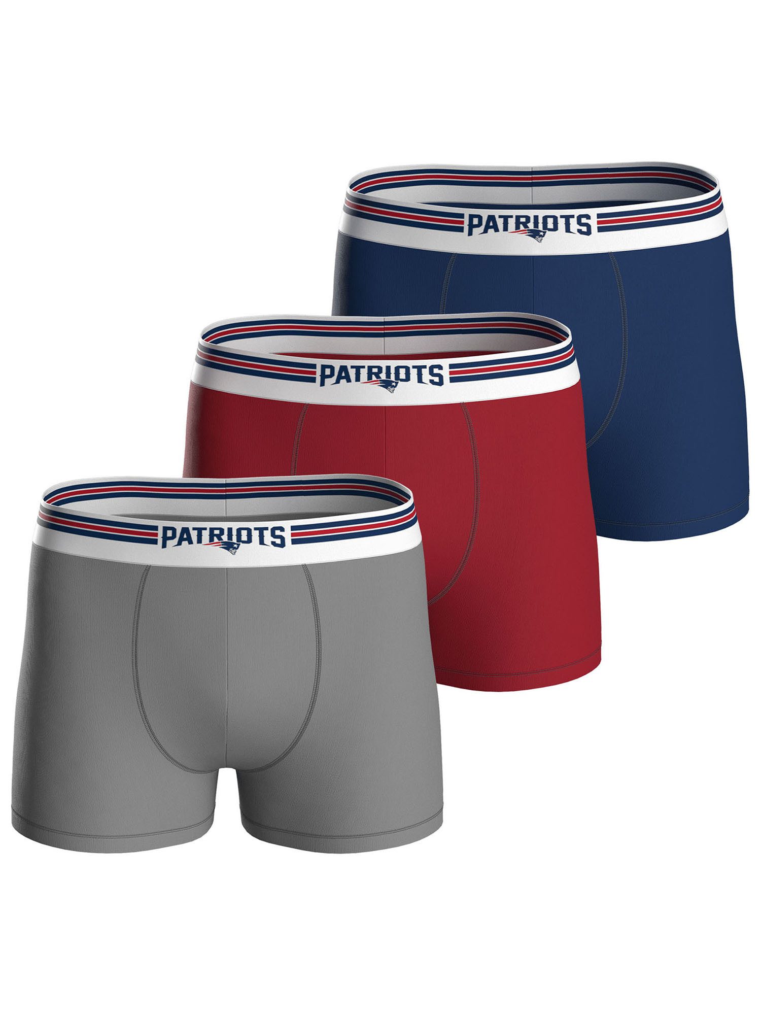 HUDDLE Boxer Patriots (3-St) Boxershorts, Herren Unterhose