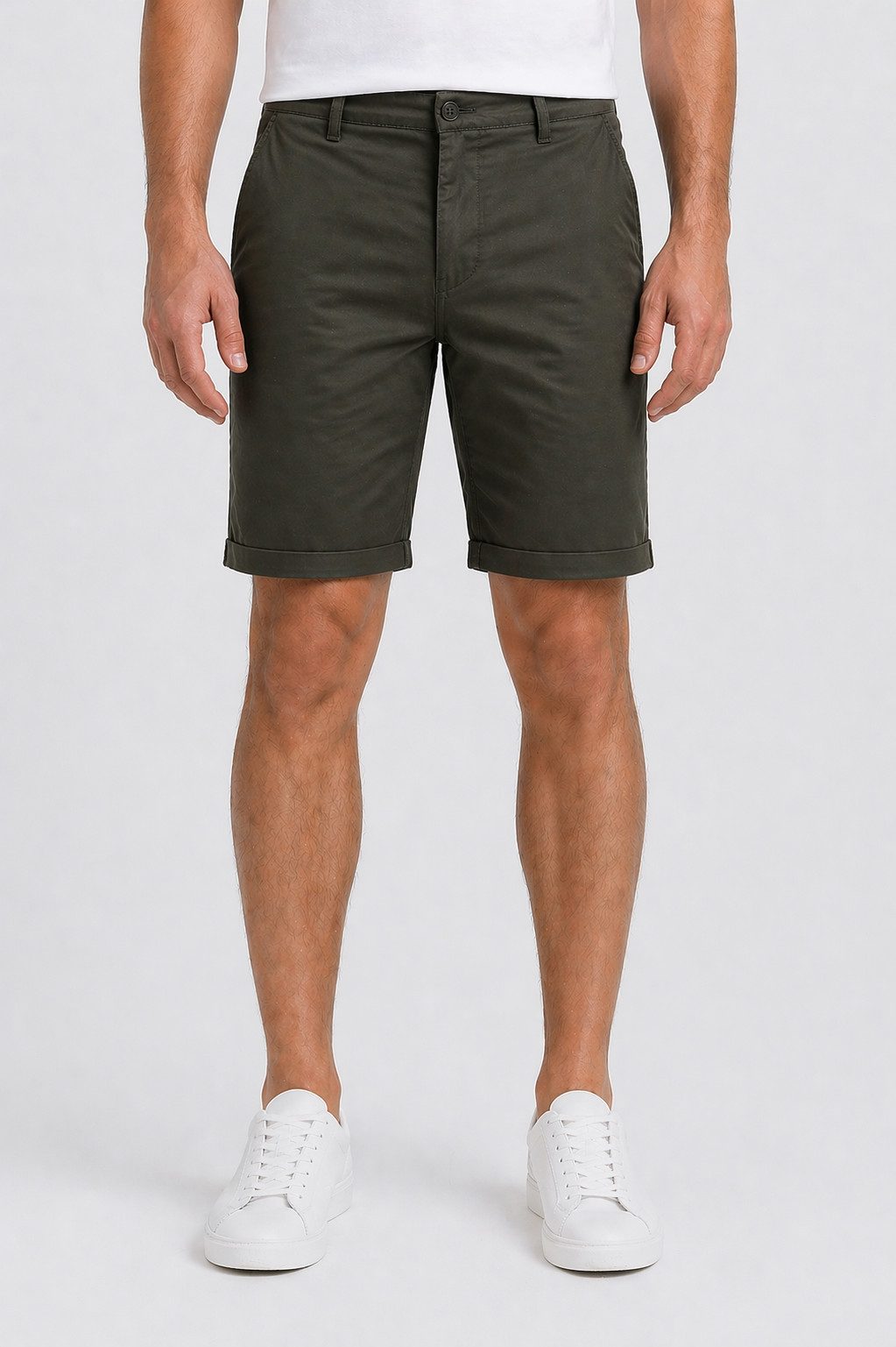 Smith & Solo Chinoshorts Kurze Hosen Herren, Baumwolle Shorts Männer Sommer Elasthan, Bermuda, Casual