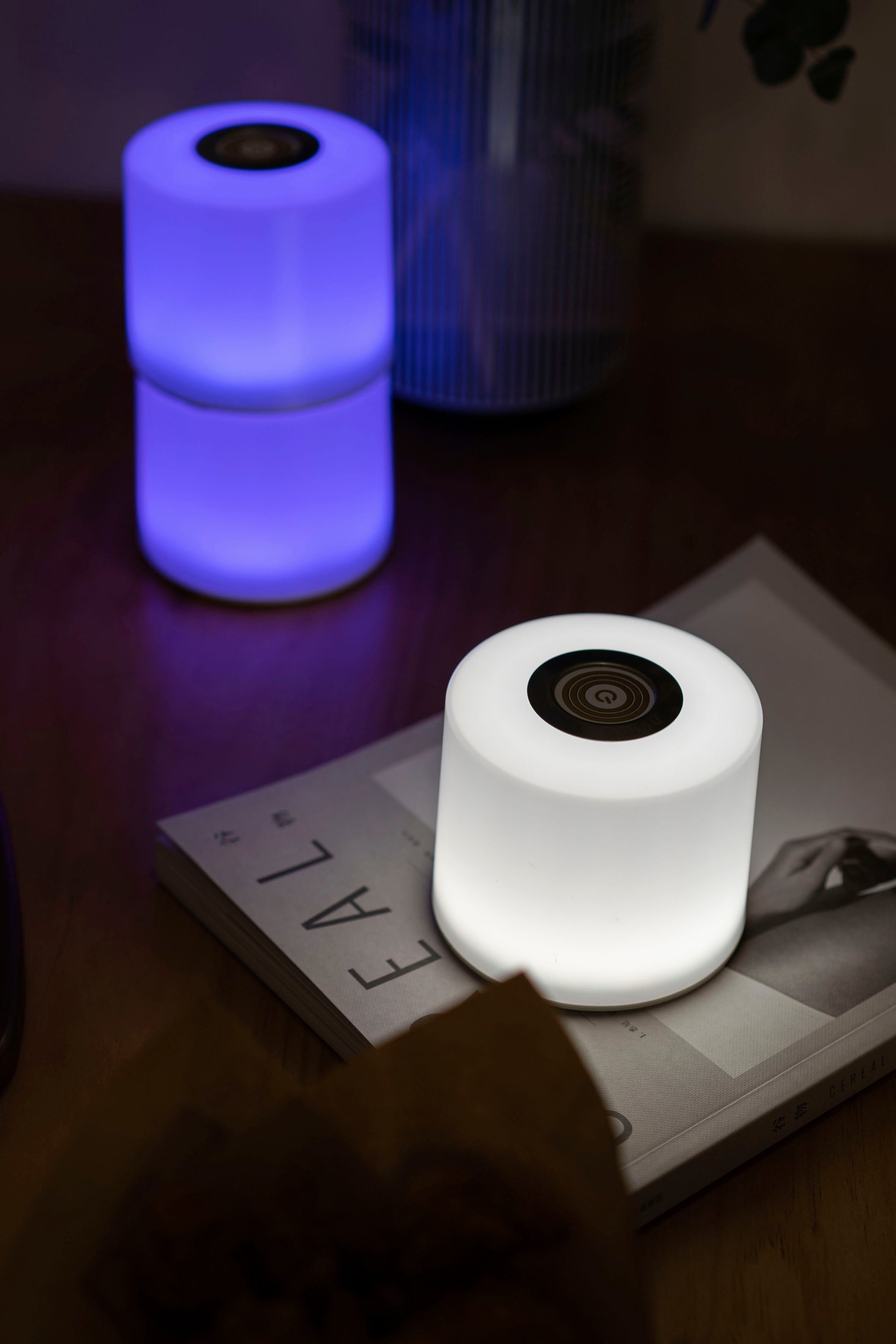 NOMA, LED-Leuchte LED Smart-Home Smart Tischleuchte Home, LUTEC RGB, Smarte fest integriert,