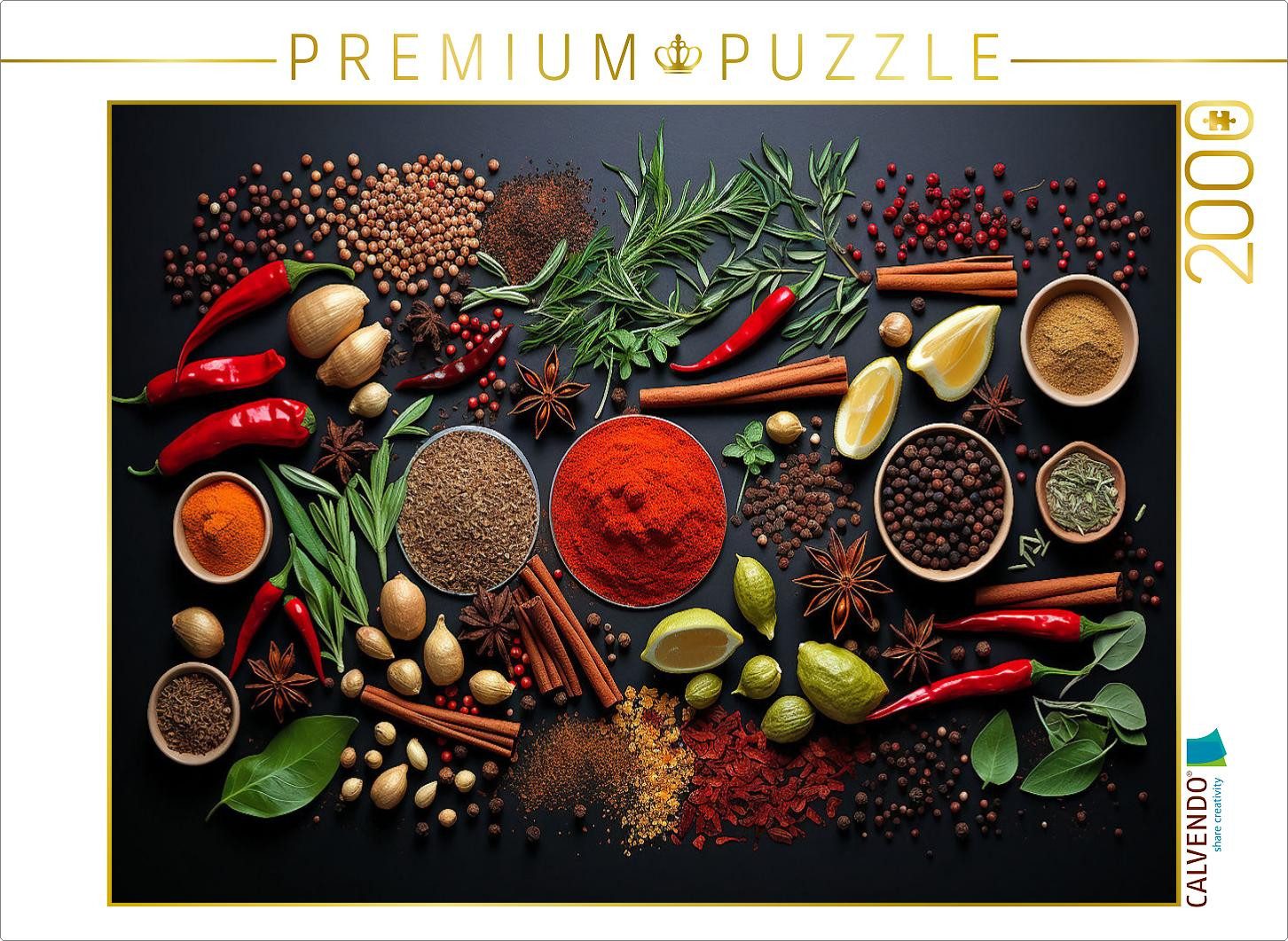 CALVENDO Puzzle CALVENDO Puzzle Gewürze für die Küche, 2000 Teile Lege-Größ günstig online kaufen