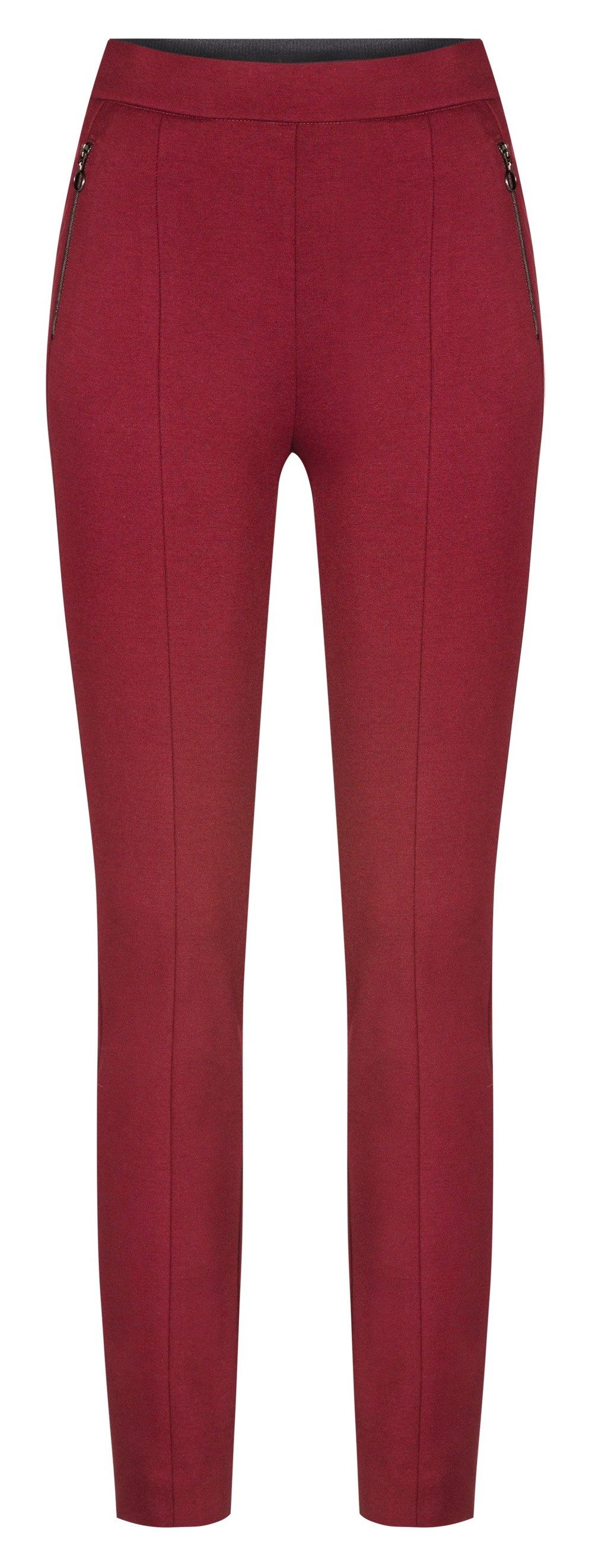 Stoffhose Imilia-745, schmal geschnittene 7/8 Hose mit Taschen