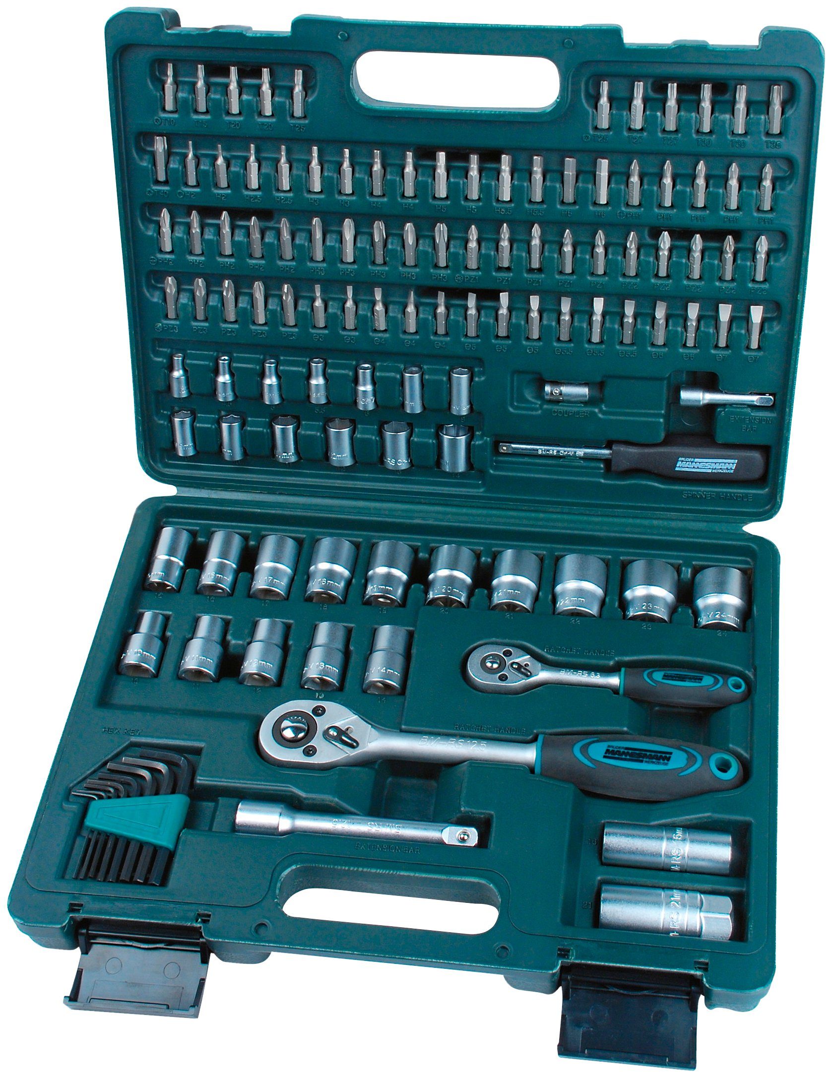 Brüder Mannesmann Инструментe Инструментset, 115-tlg.