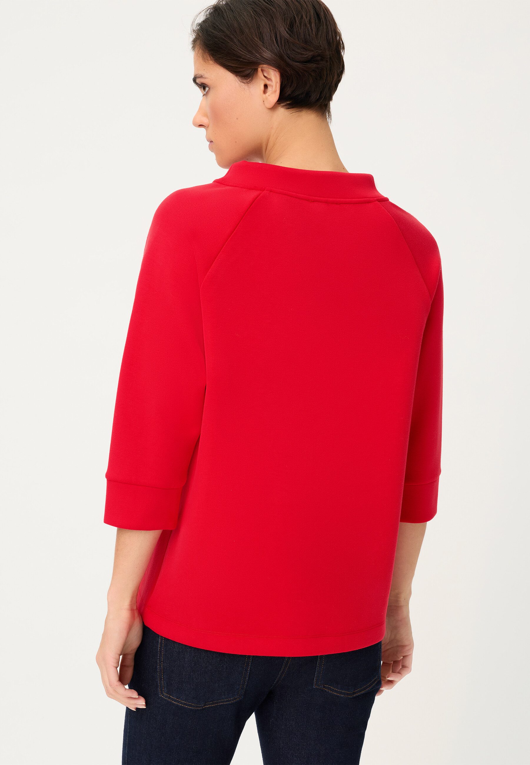 Olsen Sweatshirt Sweatshirt mit Turtle-Neck und Bindeband günstig online kaufen