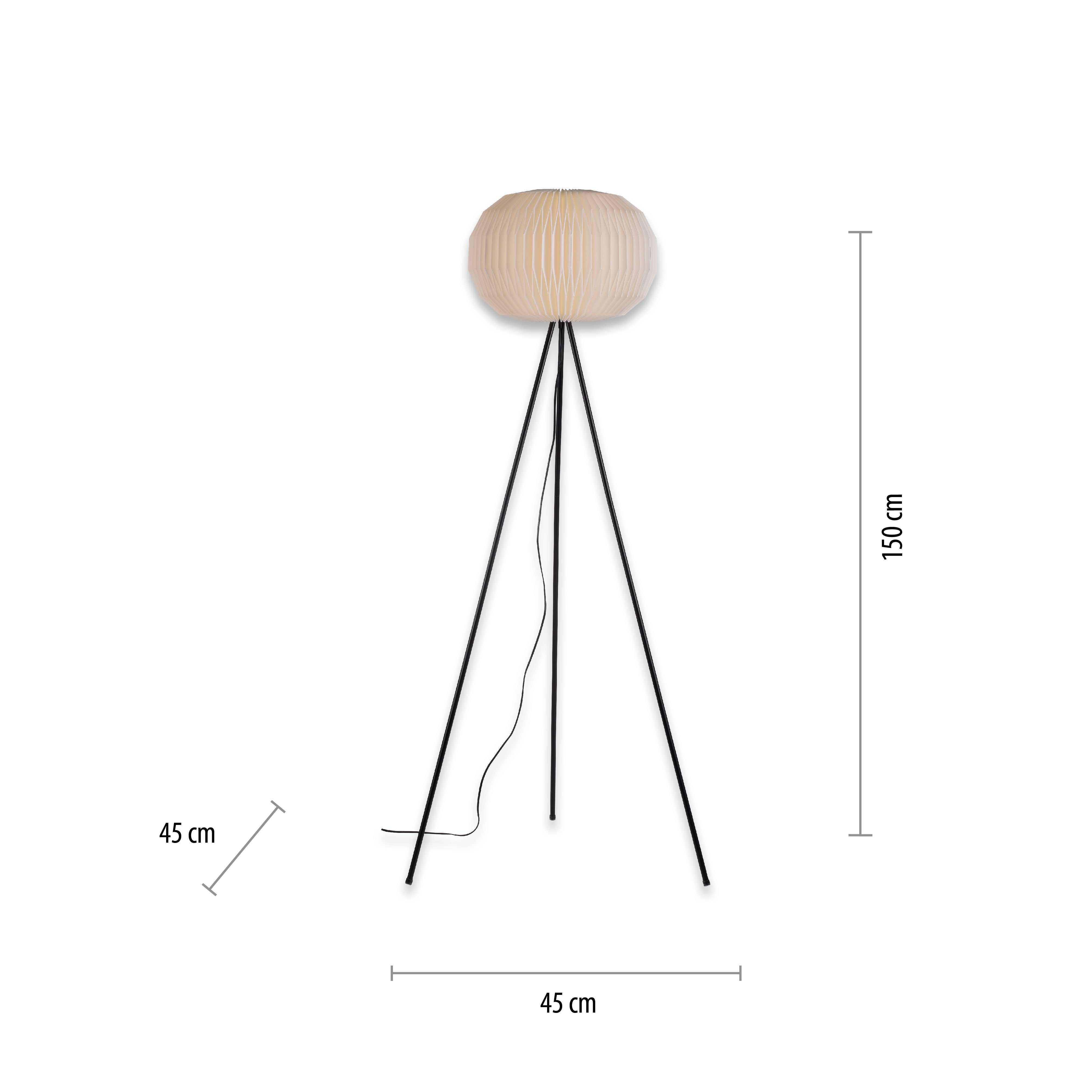 Schalter, Leuchtmittel, Direkt Stehlampe Leuchten Fußschalter PAPEL, ohne ExklusiveE27,