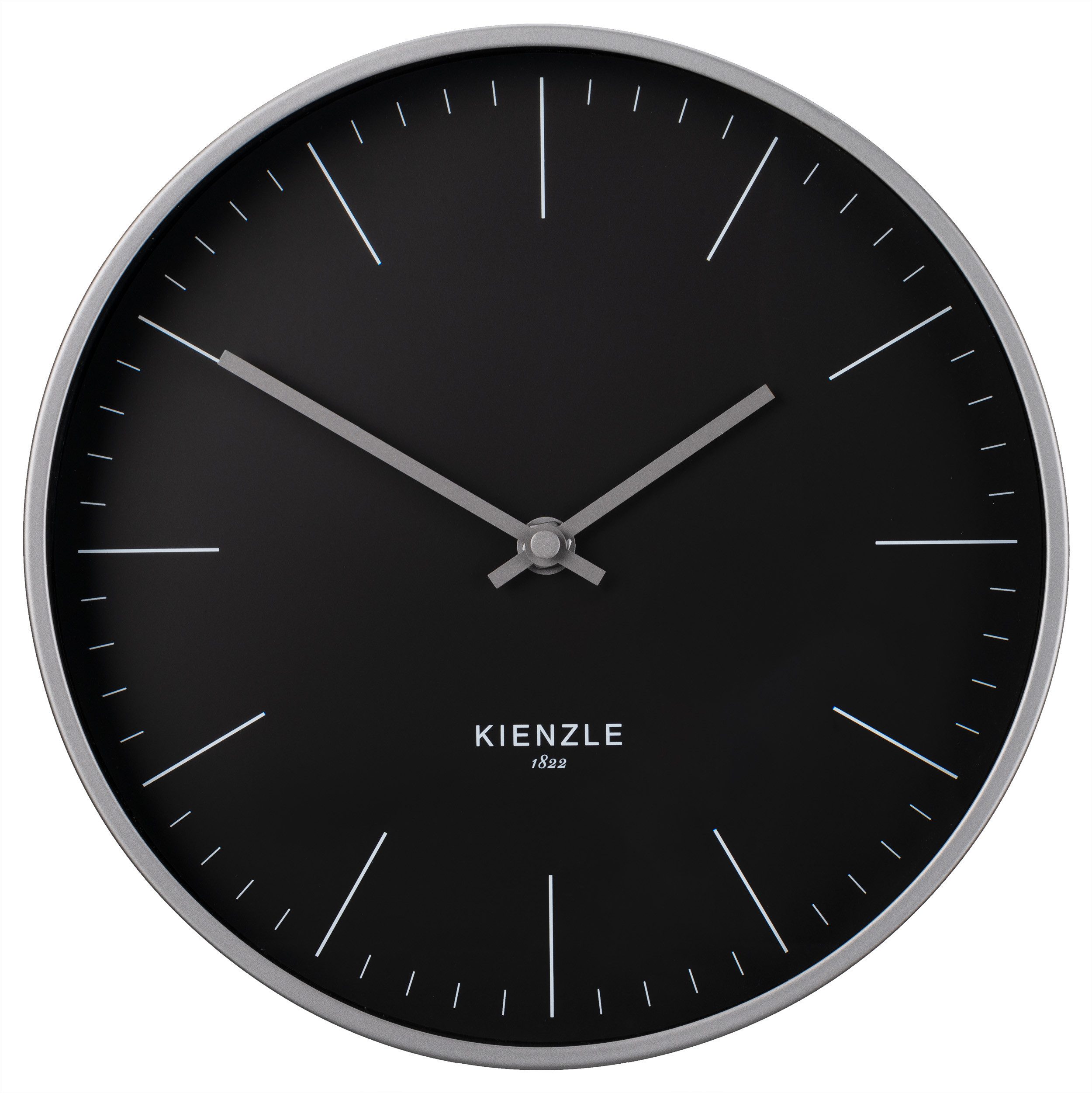 Kienzle Wanduhr KIENZLE Funkwanduhr Modern Anthrazit 25 cm