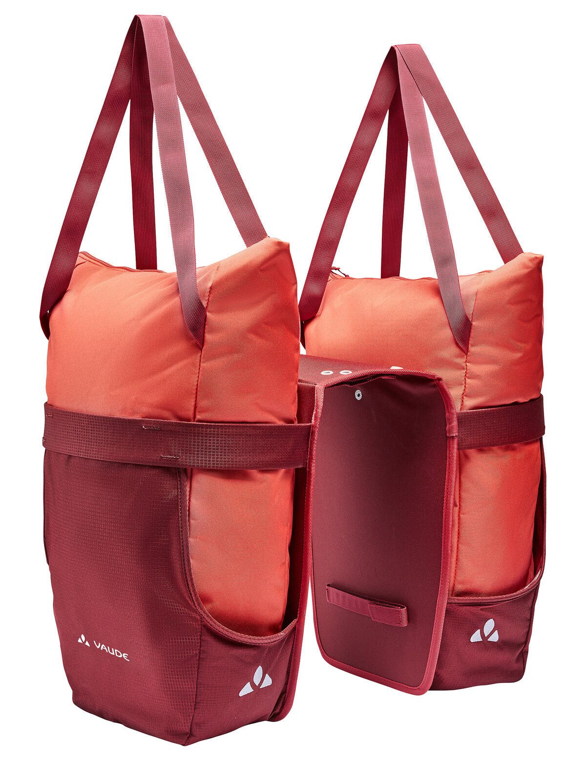 VAUDE Gepäckträgertasche TwinShopper (2-tlg., 2), wasser- und schmutzabweisend ohne PFC