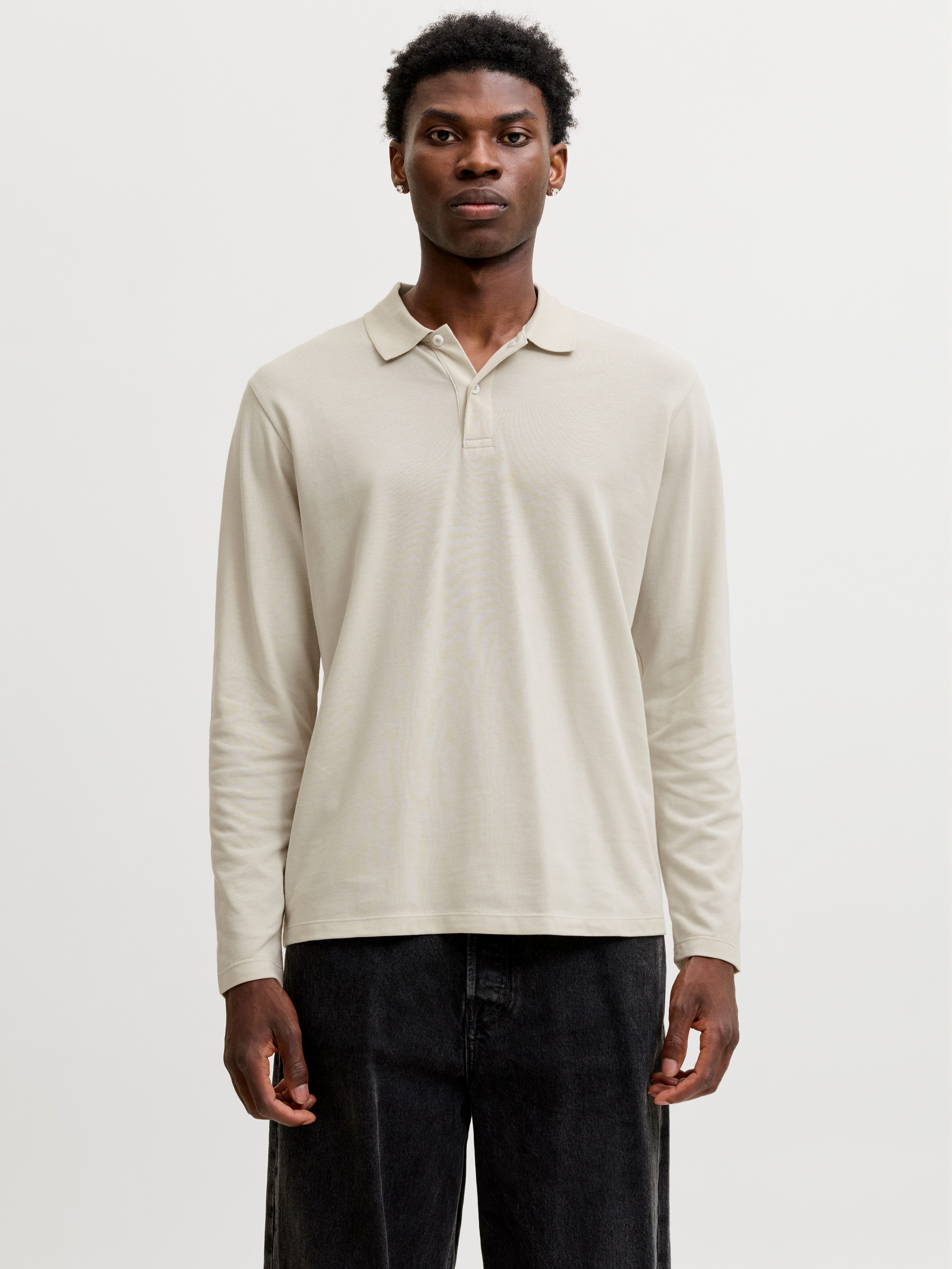 Jack & Jones Poloshirt JJKANE POLO LS Baumwollmischung, regular fit